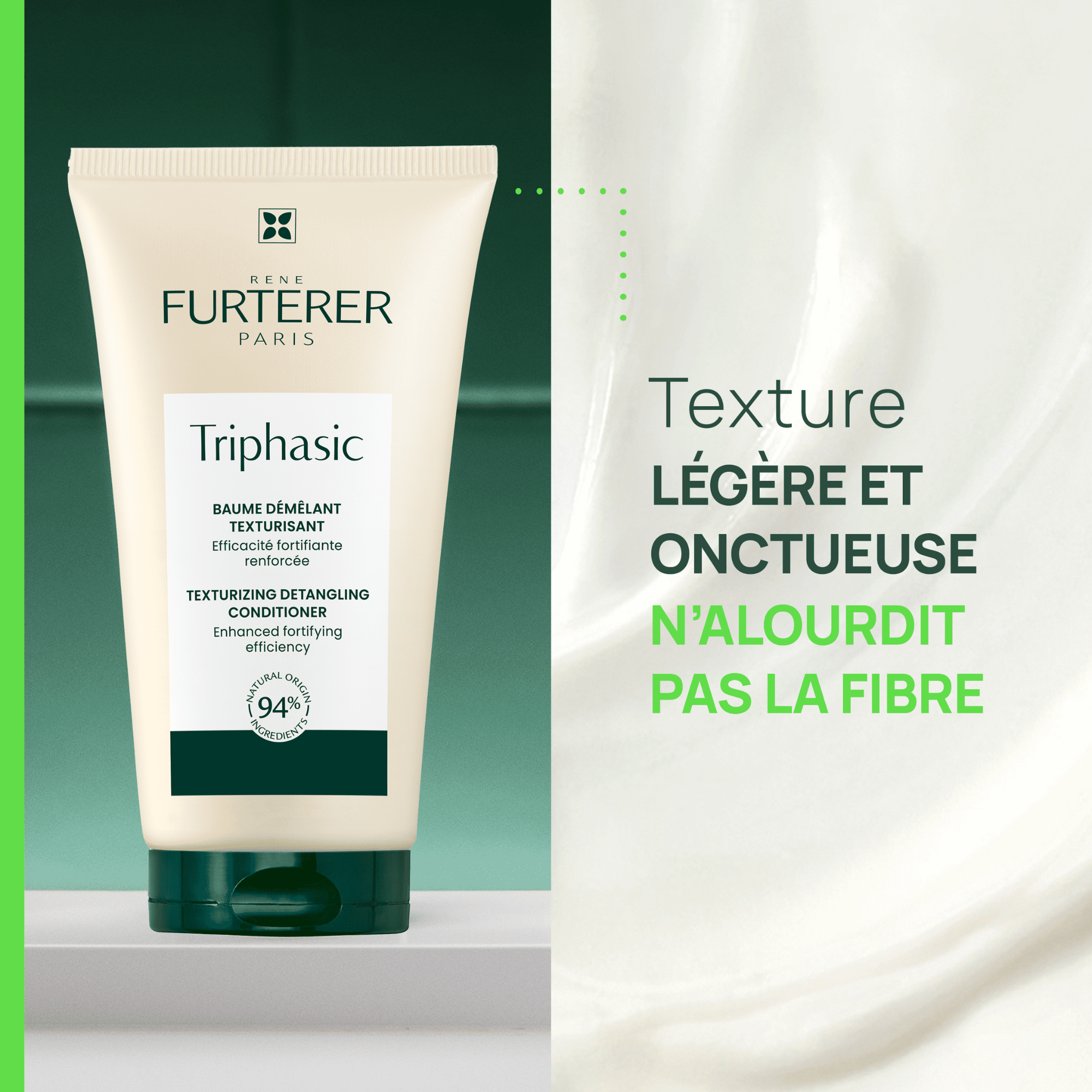 René Furterer. Triphasic Baume Démêlant Texturisant - 150 ml - Concept C. Shop