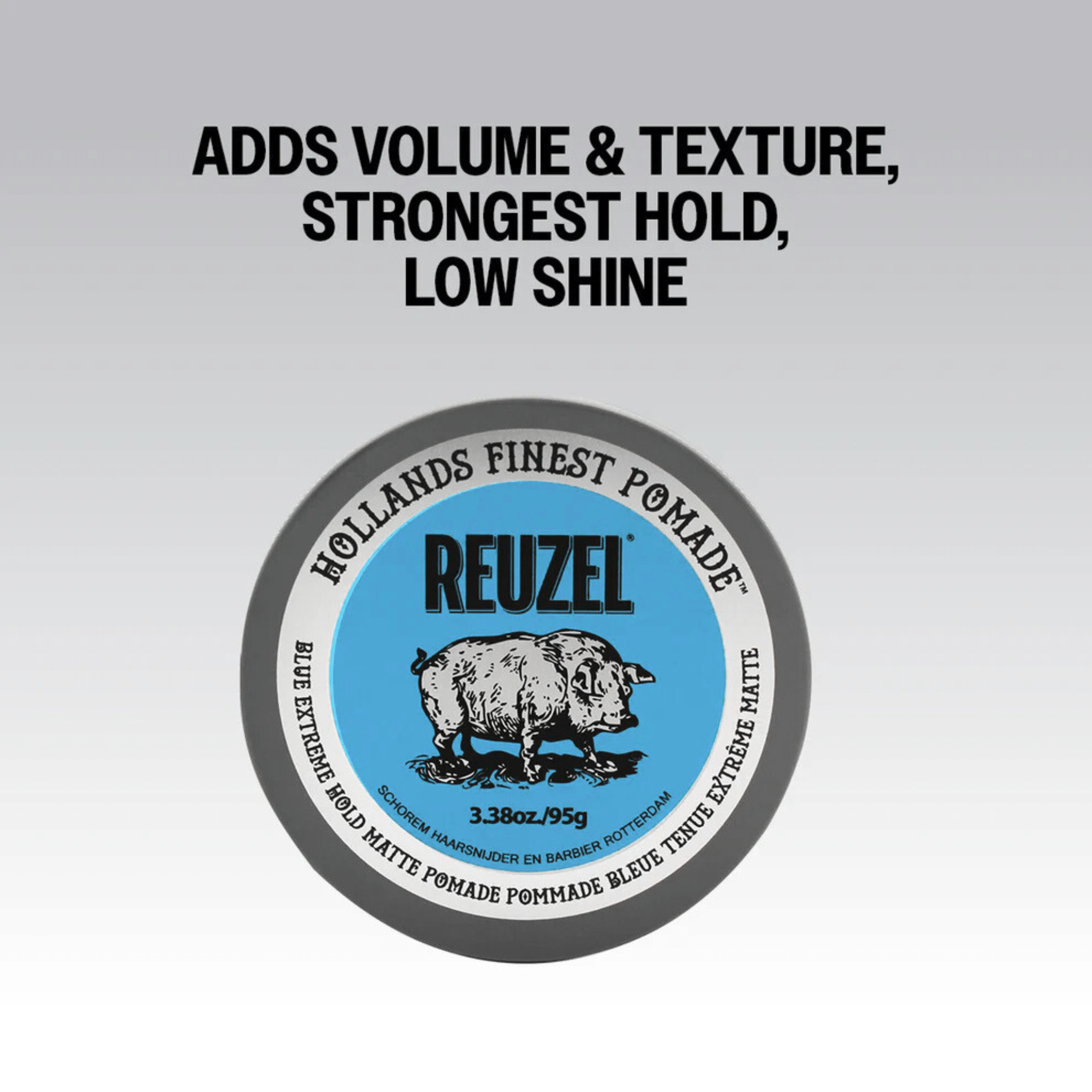 Reuzel. Pommade Bleue Tenue Extrême Matte - 3,38 oz - Concept C. Shop