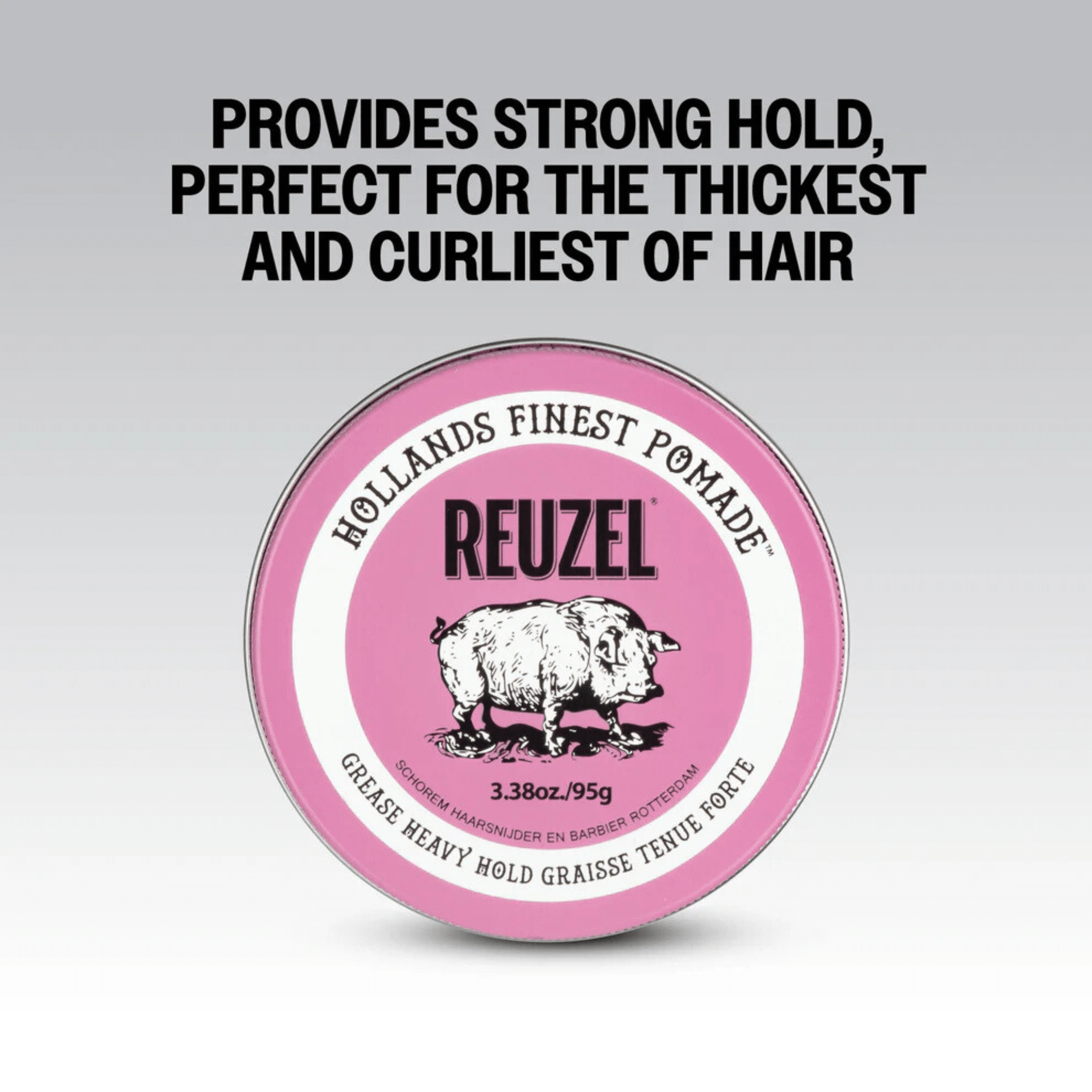 Reuzel. Pommade Rose Graisse Tenue Forte - 3,38 oz - Concept C. Shop