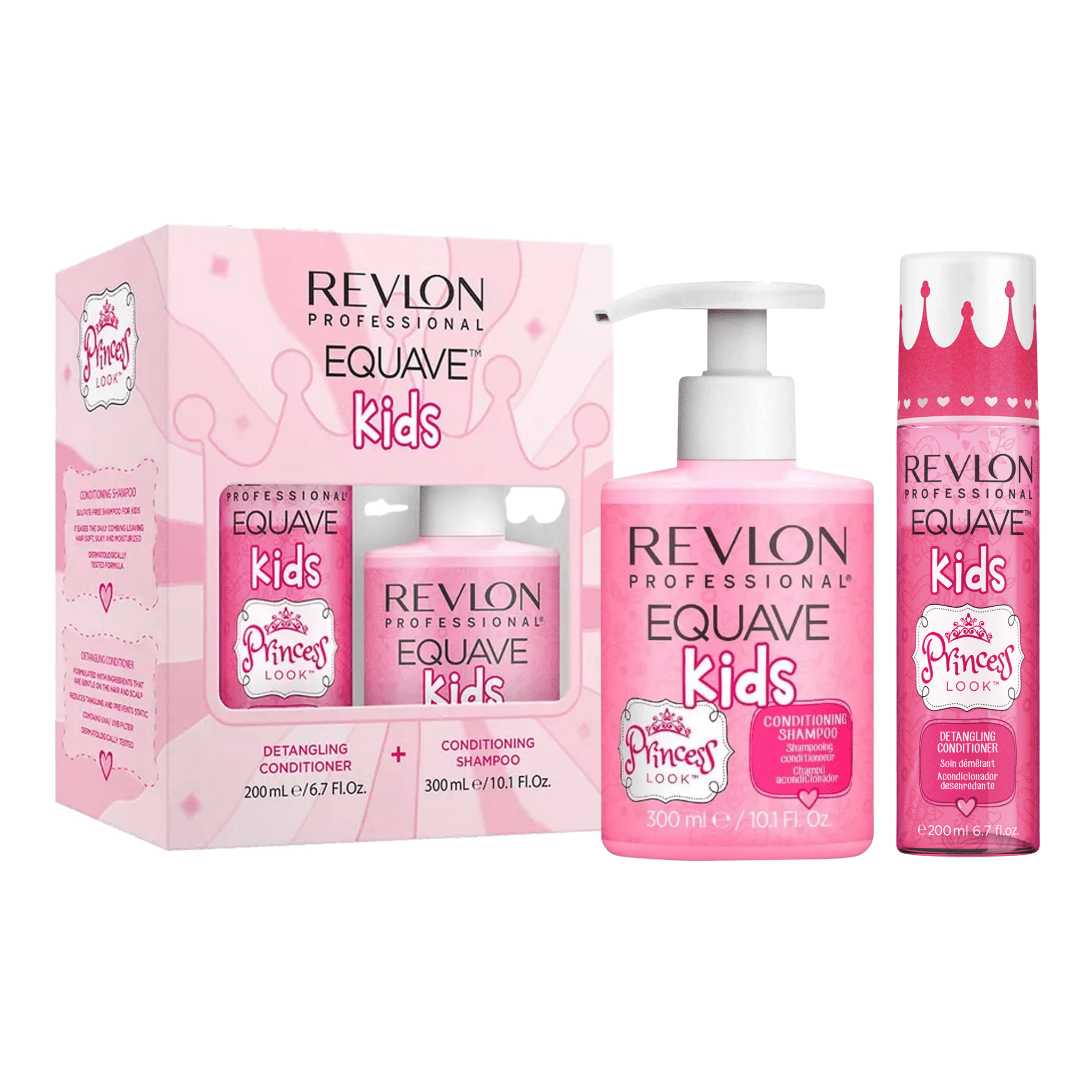 Revlon. Coffret Duo Equave Kids Princesse - Shampoing et Soin Démêlant - Concept C. Shop