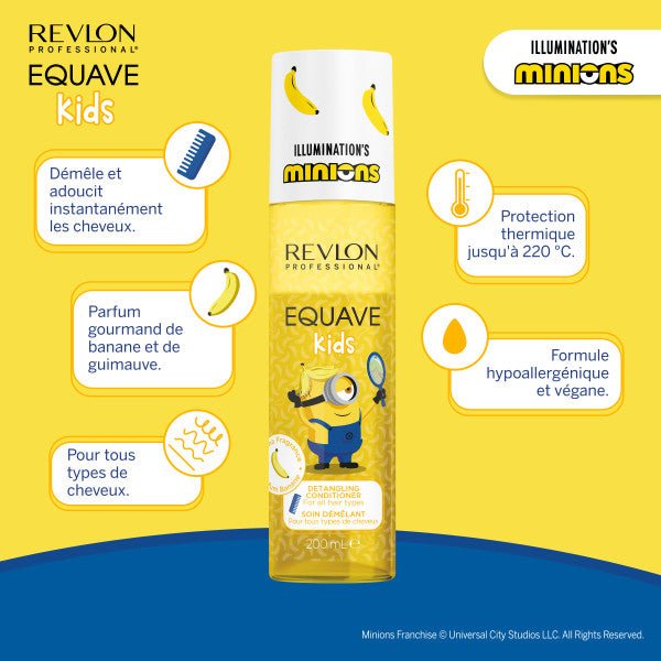 Revlon. Equave Kids Soin Démêlant Les Minions - 200 ml - Concept C. Shop