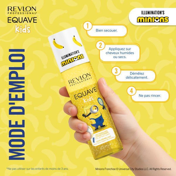 Revlon. Equave Kids Soin Démêlant Les Minions - 200 ml - Concept C. Shop