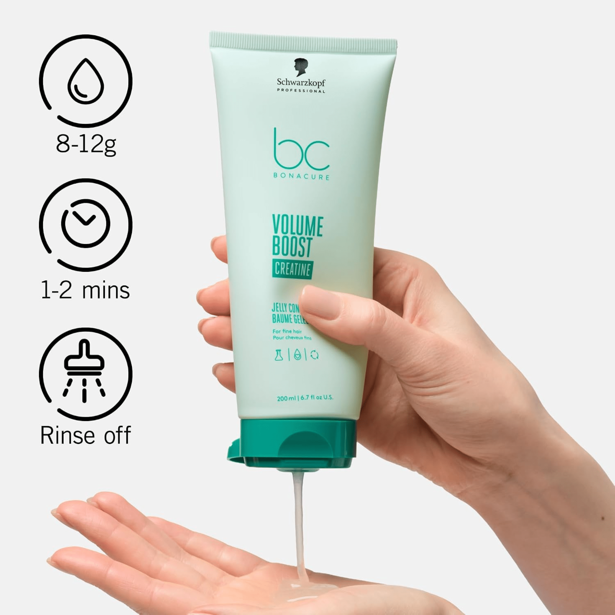 Schwarzkopf. Baume Gelée Cheveux Fins Bonacure Volume Boost - 200 ml - Concept C. Shop
