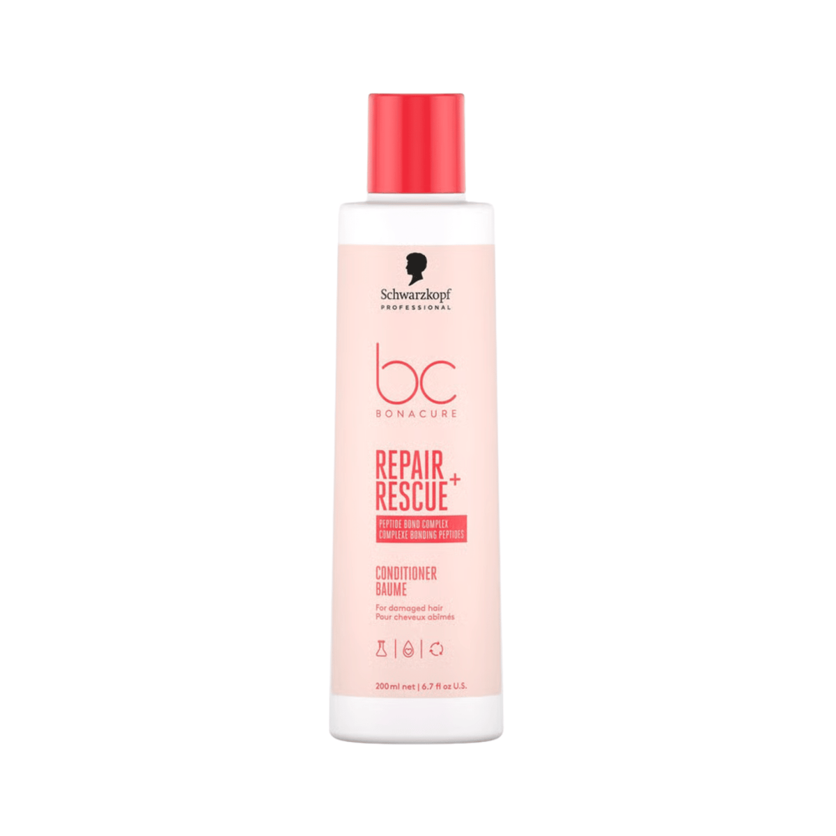 Schwarzkopf. Baume Revitalisant Cheveux Abîmés Bonacure Repair Rescue - 200 ml - Concept C. Shop