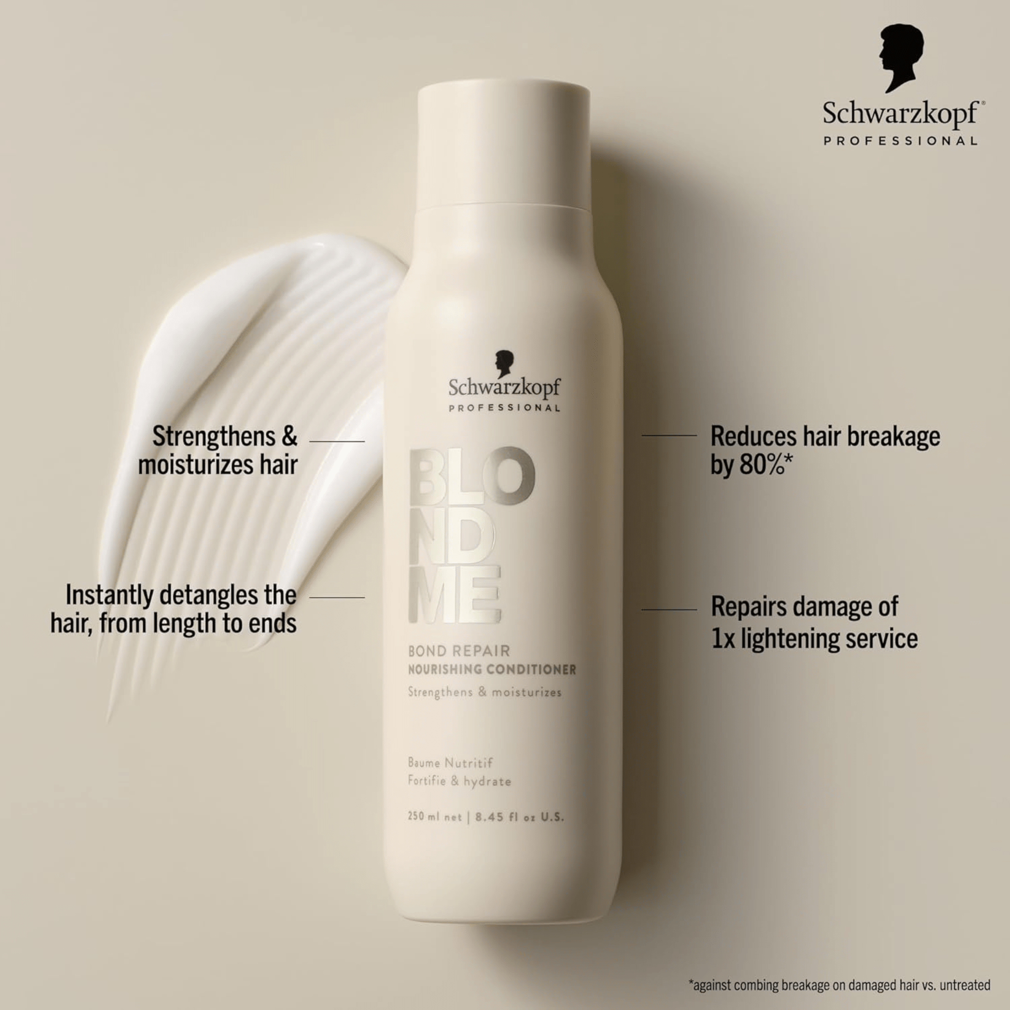 Schwarzkopf. Blondme Bond Repair Baume Nutritif - 1000 ml - Concept C. Shop