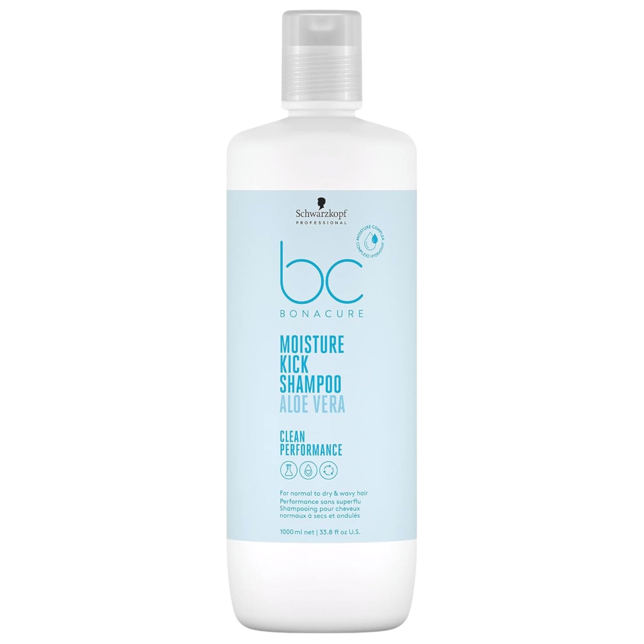 Schwarzkopf. Shampoing Aloe Vera Bonacure Moisture Kick - 1000 ml - Concept C. Shop