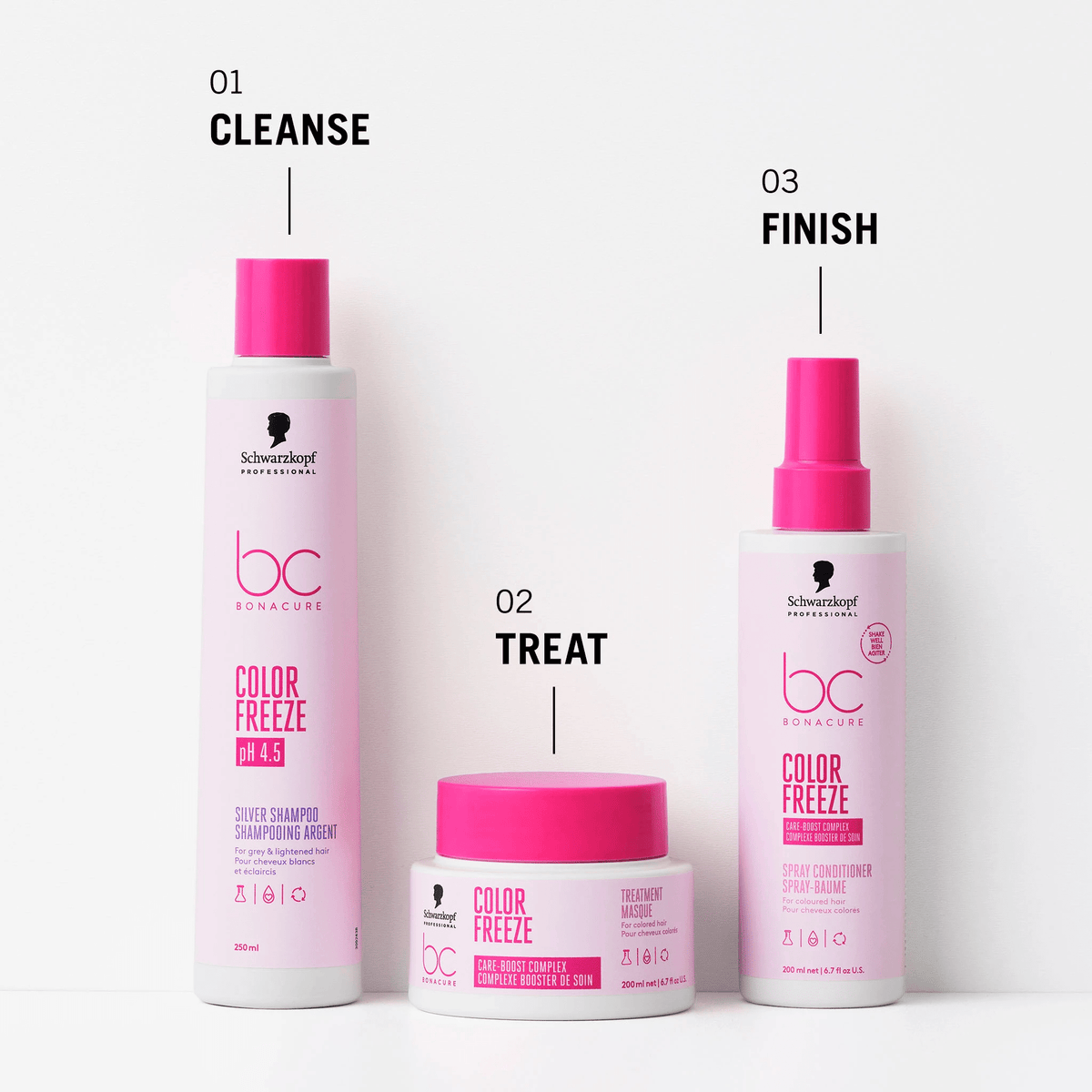 Schwarzkopf. Shampoing Argent Cheveux Colorés Bonacure Color Freeze - 1000 ml - Concept C. Shop