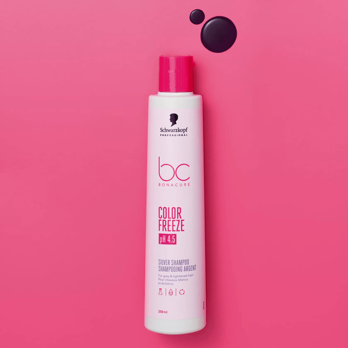 Schwarzkopf. Shampoing Violet Bonacure Color Freeze Argent - 250 ml - Concept C. Shop