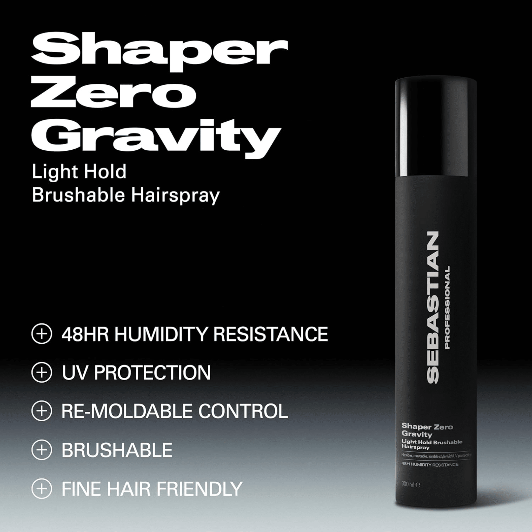 Sebastian. Fixatif Tenue Légère Shaper Zero Gravity - 300 g - Concept C. Shop