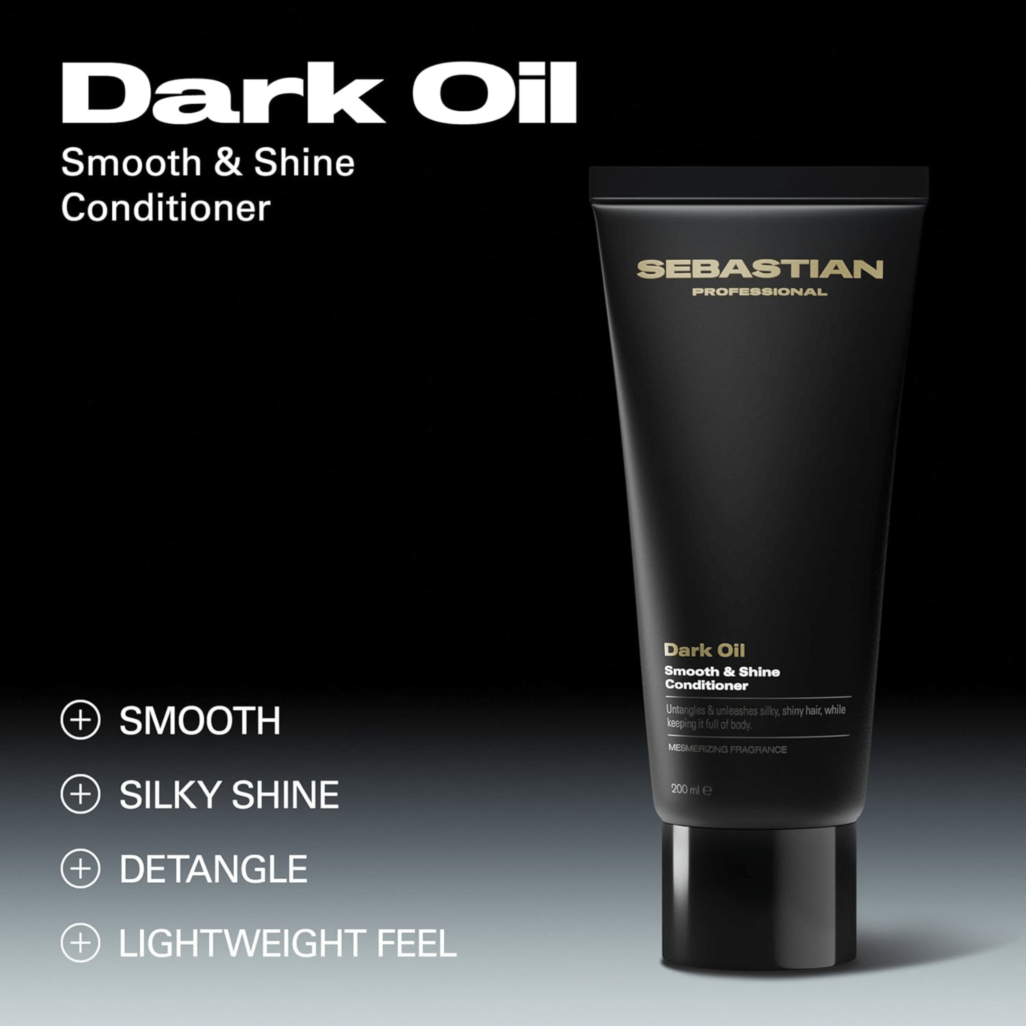 Sebastian. Revitalisant Lissant Et Brillance Dark Oil - 200 ml - Concept C. Shop