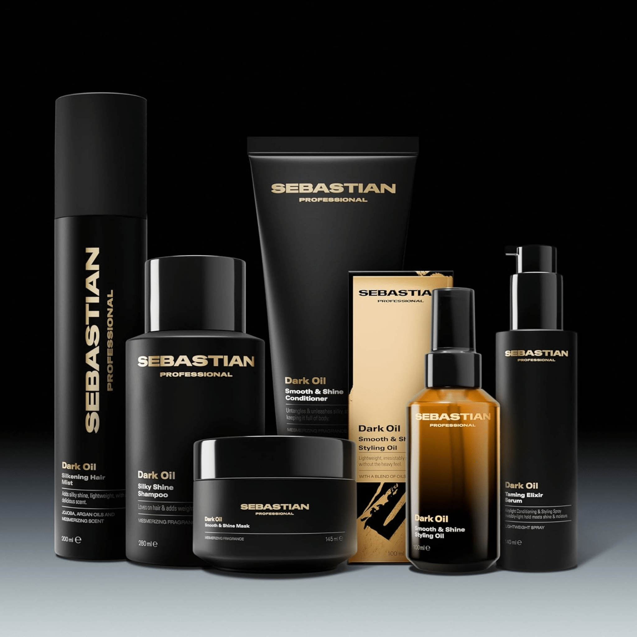 Sebastian. Shampoing Brillance Dark Oil - 280 ml - Concept C. Shop