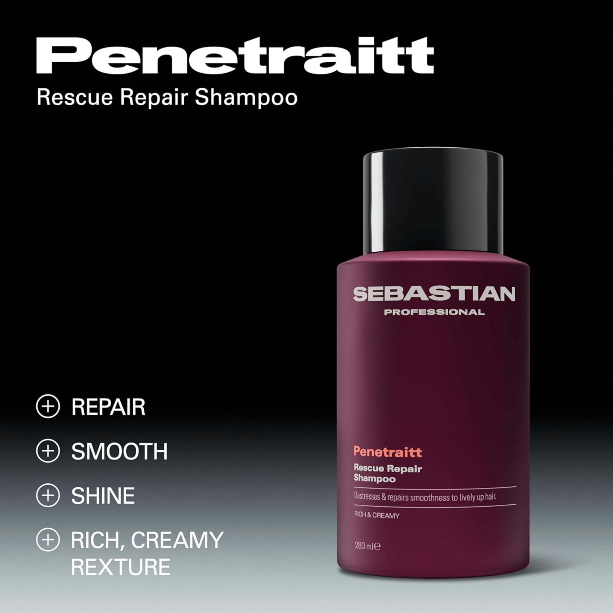 Sebastian. Shampoing Réparateur Penetraitt - 1000 ml - Concept C. Shop