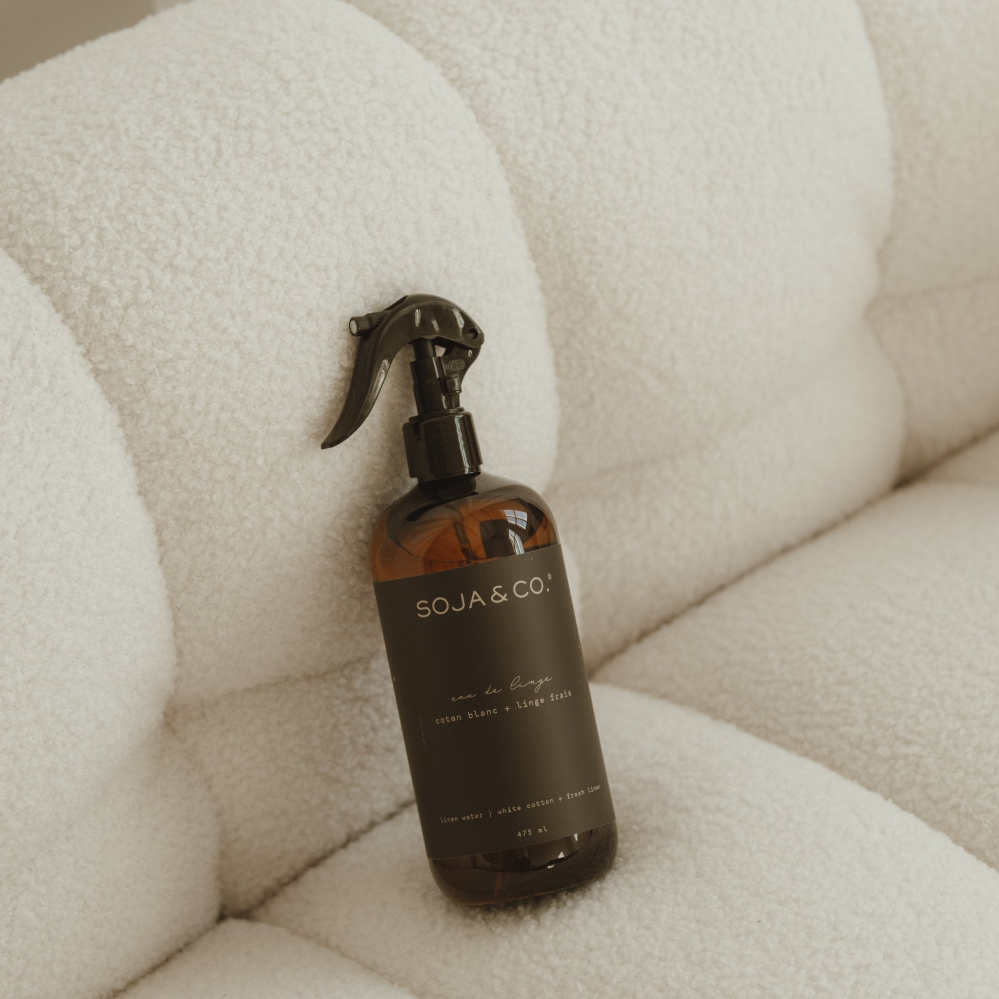 SOJA&CO. Eau De Linge Coton Blanc + Linge Frais - 475 ml - Concept C. Shop