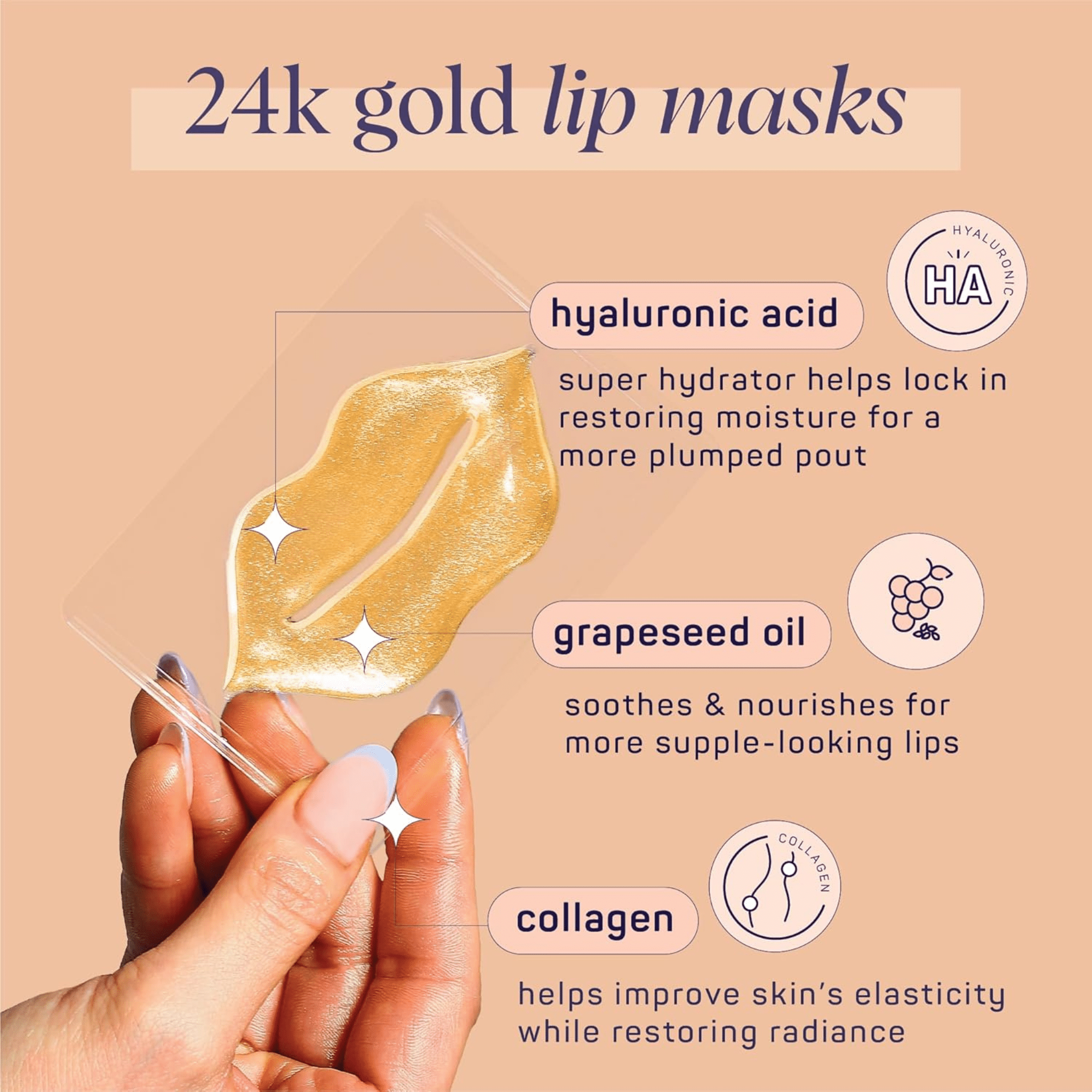 Spa Life. Masque Régénérant Pour Les Lèvres - 6 Unités - Concept C. Shop