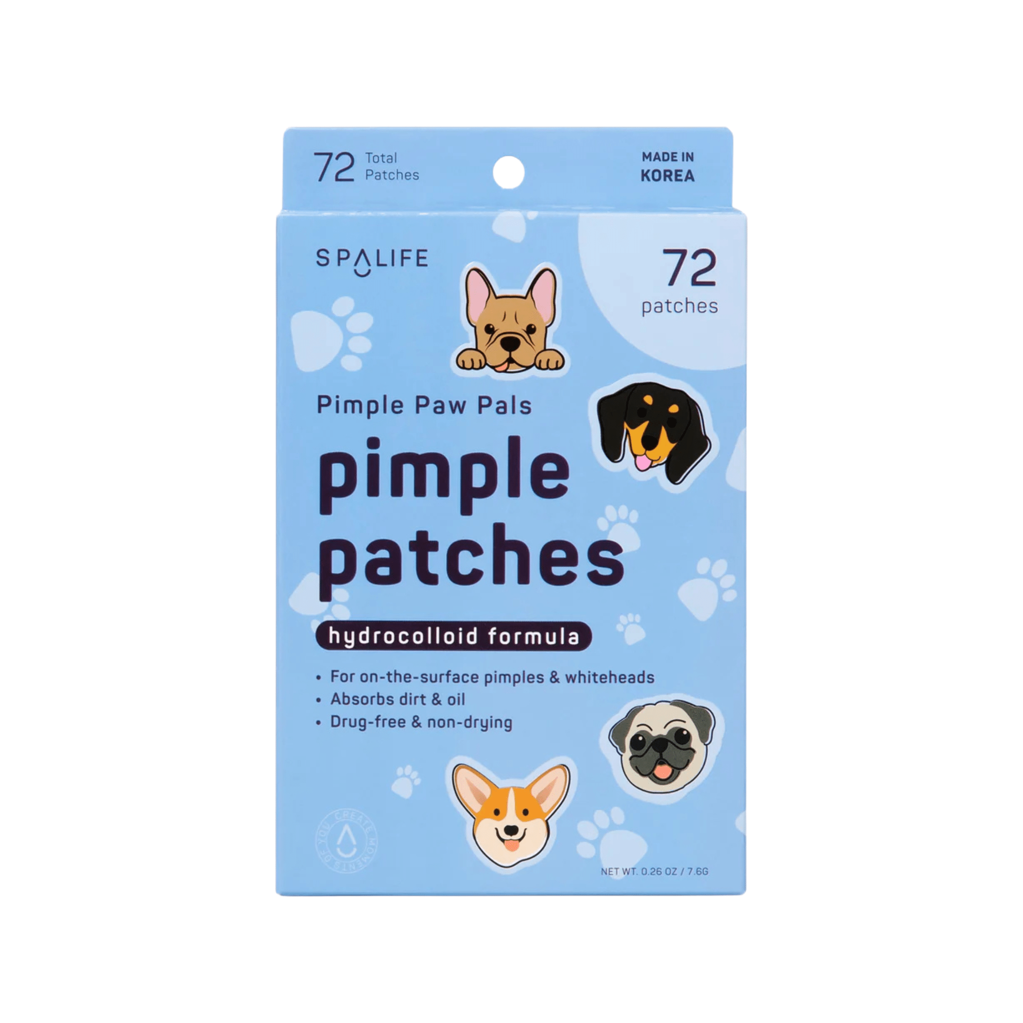 Spa Life. Patchs Anti - Boutons Paw Pals - 72 Unités - Concept C. Shop