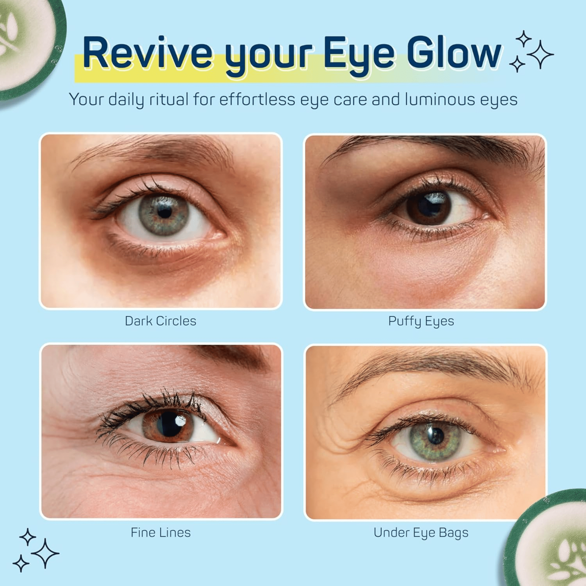 Spa Life. Patchs Rafraîchissant Pour Les Yeux - 6 Paires - Concept C. Shop