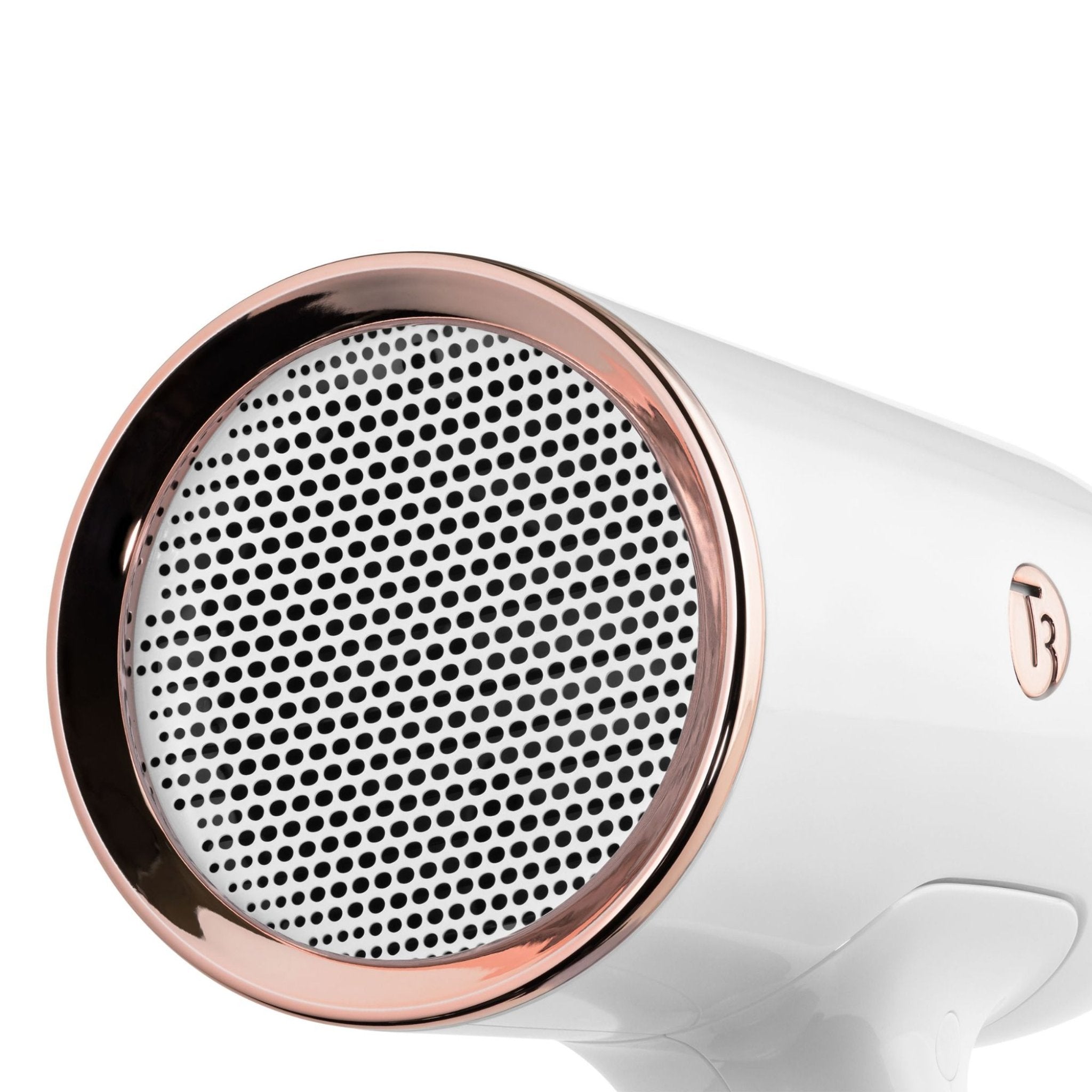 T3. Ensemble Séchoir Ionique Aireluxe - Blanc et Or Rose - Concept C. Shop