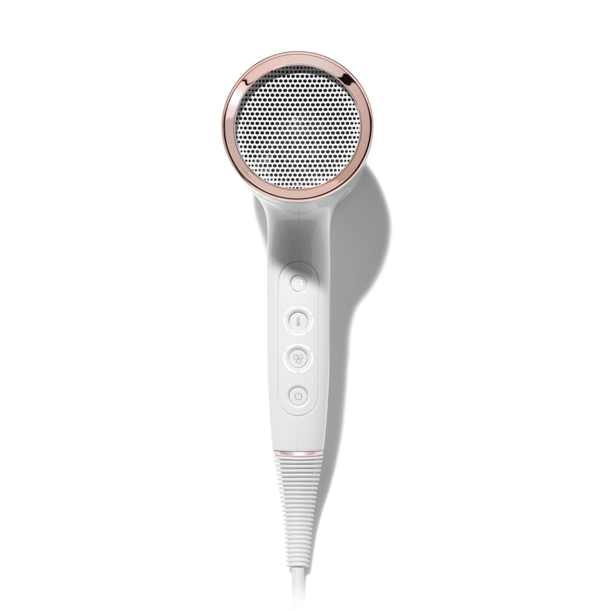 T3. Ensemble Séchoir Ionique Aireluxe - Blanc et Or Rose - Concept C. Shop