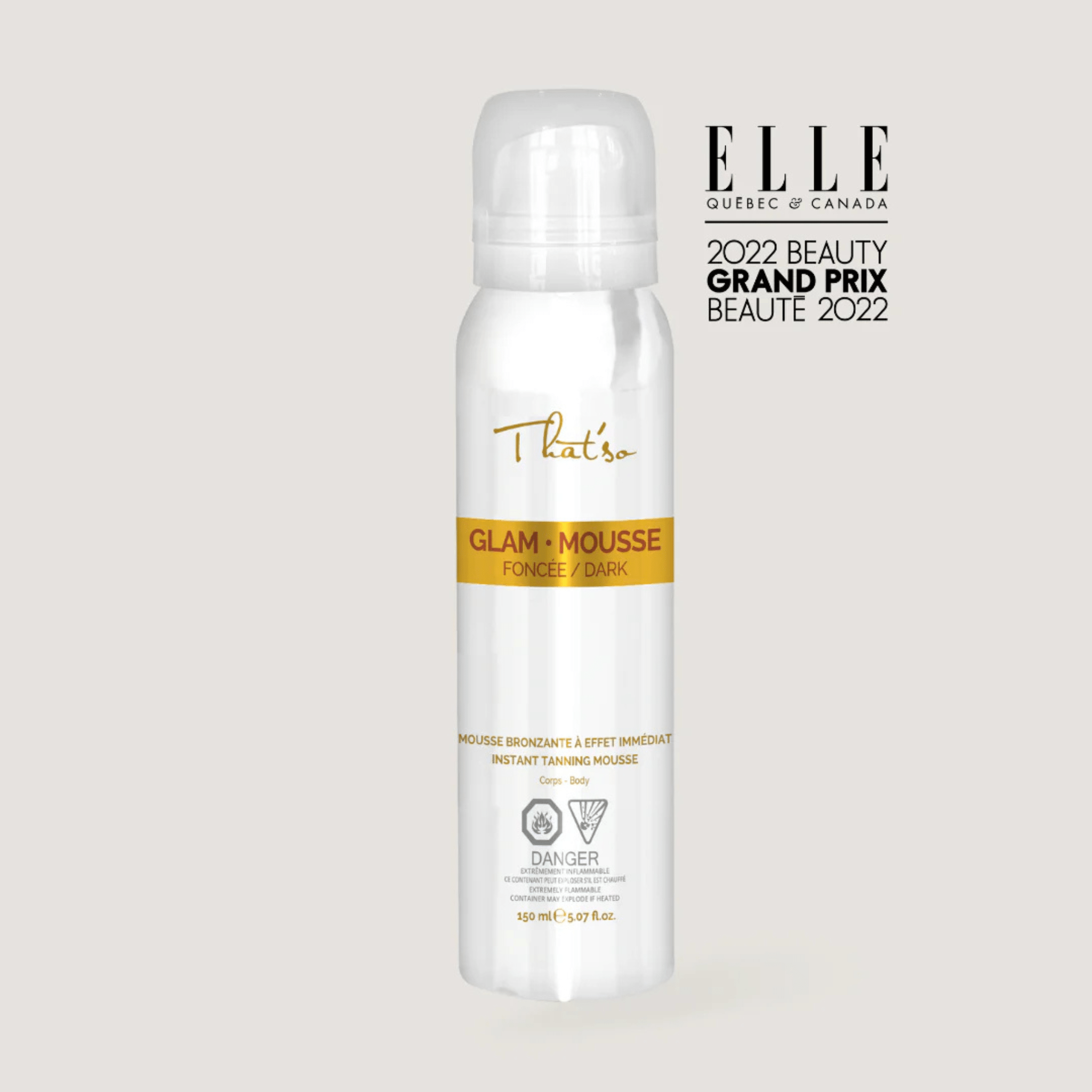 That'so. Mousse Autobronzante Glam Mousse Foncée - 150 ml - Concept C. Shop