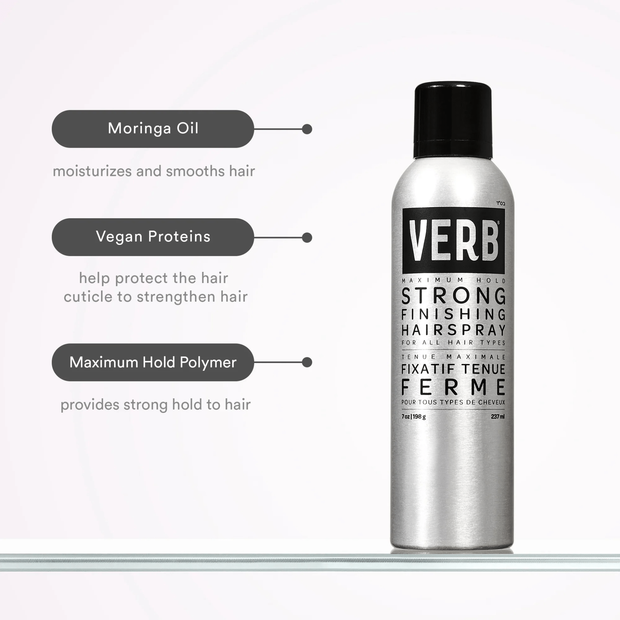 Verb. Fixatif Tenue Ferme - 237 ml - Concept C. Shop