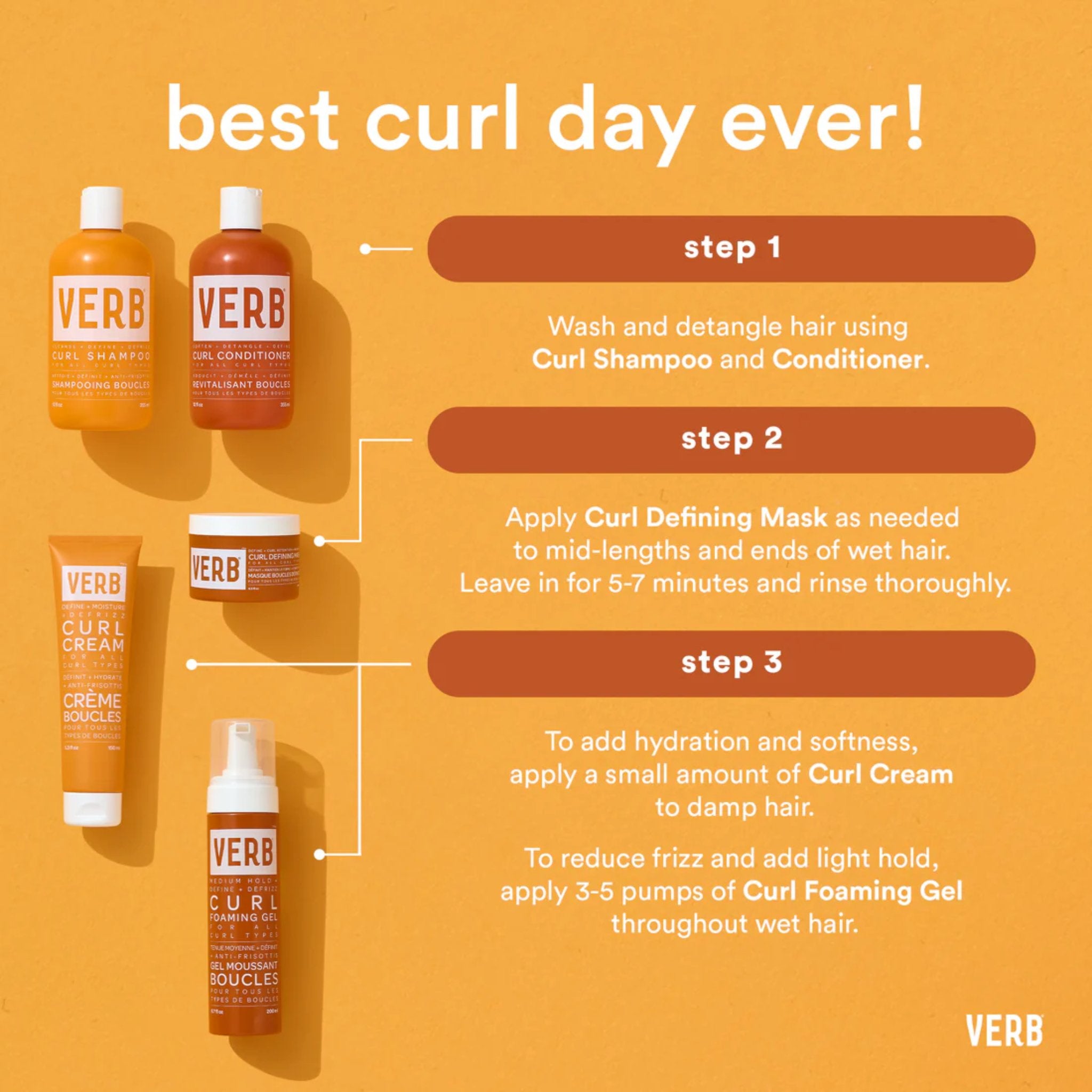 Verb. Gel Moussant pour Boucles Curl - 200 ml - Concept C. Shop