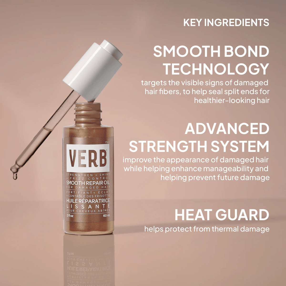 Verb. Huile Réparatrice Lissante Smooth - 60 ml - Concept C. Shop