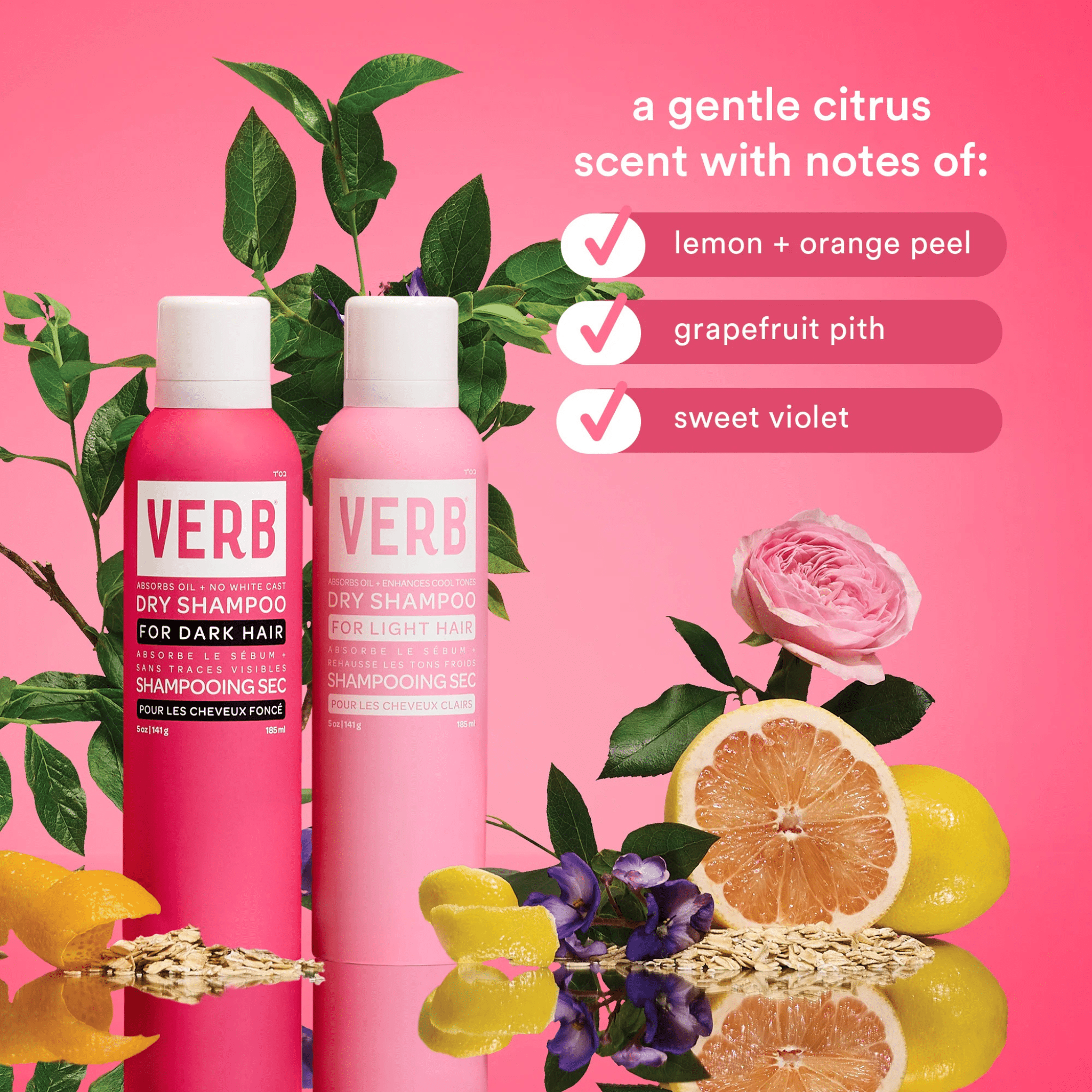 Verb. Shampoing Sec Cheveux Foncés - 355 ml - Concept C. Shop