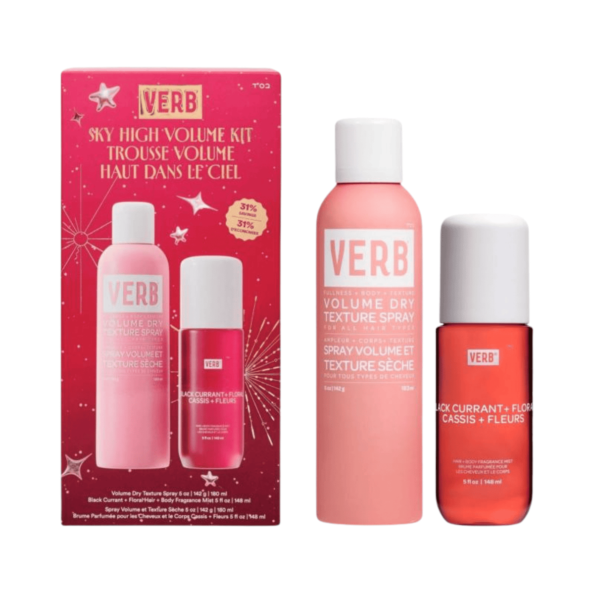 Verb. Trousse Volume Haut Dans Le Ciel - Volume Et Brume Parfumée - Concept C. Shop