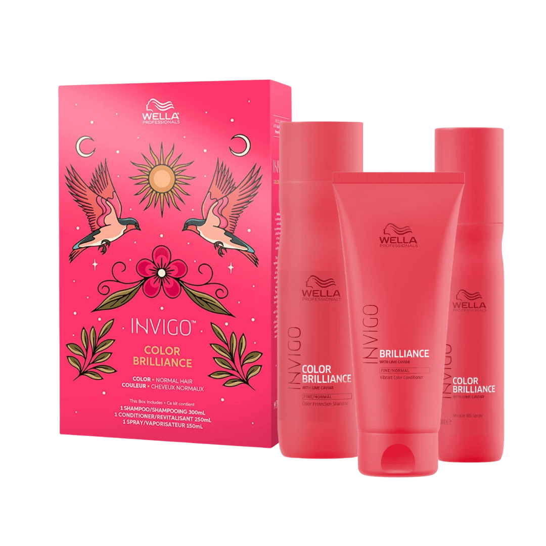 Wella. Coffret Trio Brilliance - Cheveux Normaux - Concept C. Shop