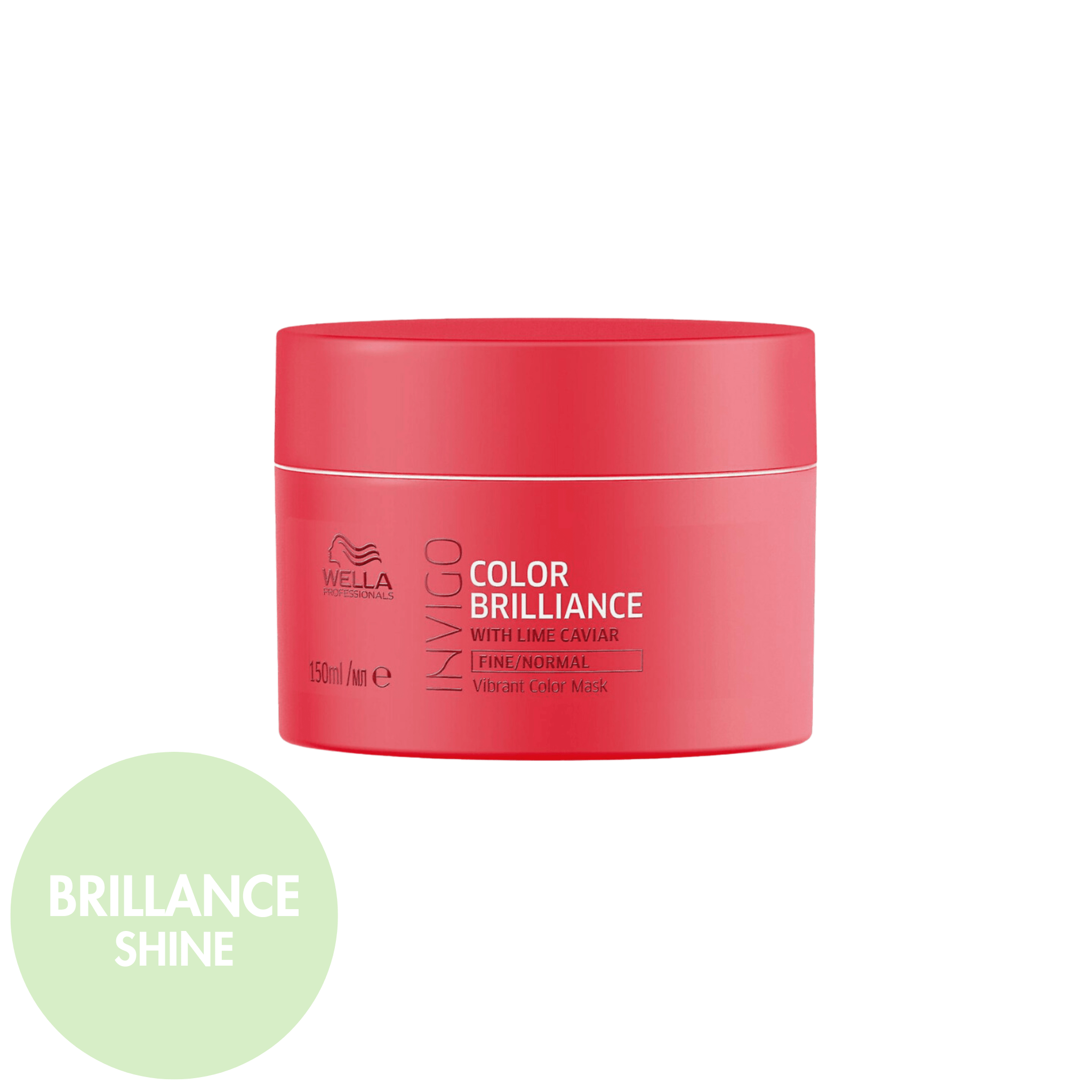 Wella. Invigo Brilliance Masque pour Cheveux Fins/Normaux - 150 ml - Concept C. Shop