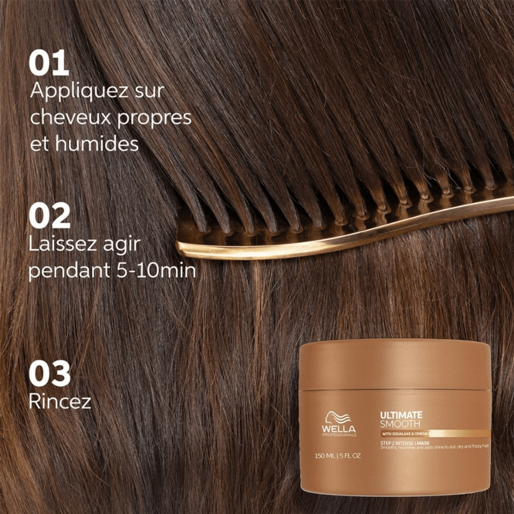 Wella. Masque Intense Ultimate Smooth - 150 ml - Concept C. Shop