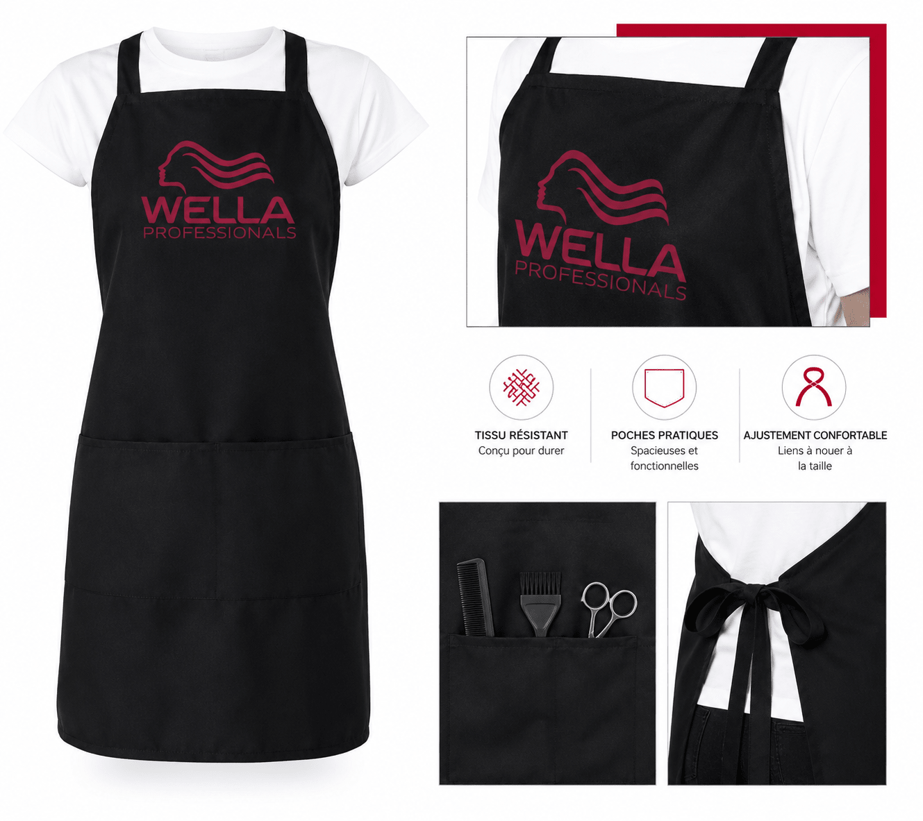 Wella. Professionals Tablier de Coloration Noir - Concept C. Shop
