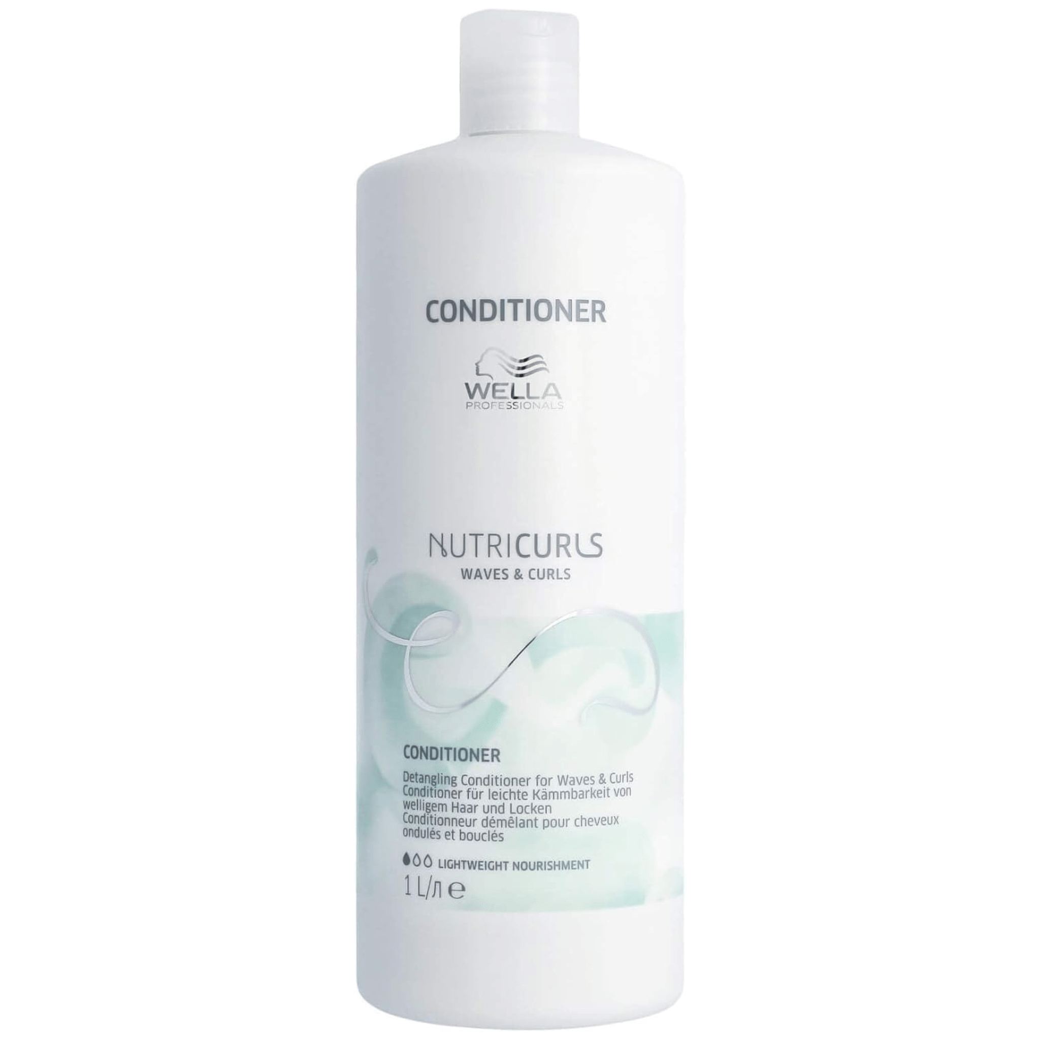 Wella. Revitalisant Démêlant Nutricurls Waves and Curls - 1000 ml - Concept C. Shop