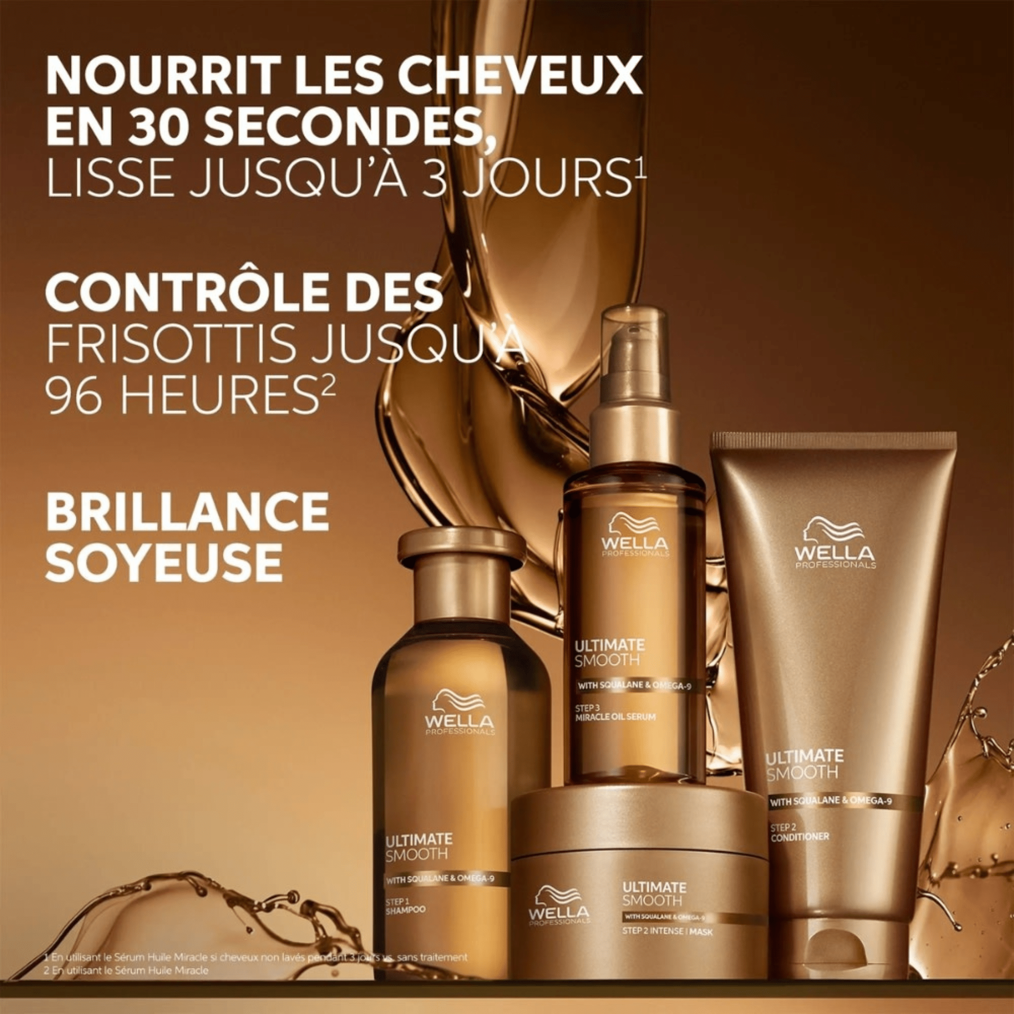 Wella. Shampoing Ultimate Smooth - 1000 ml - Concept C. Shop