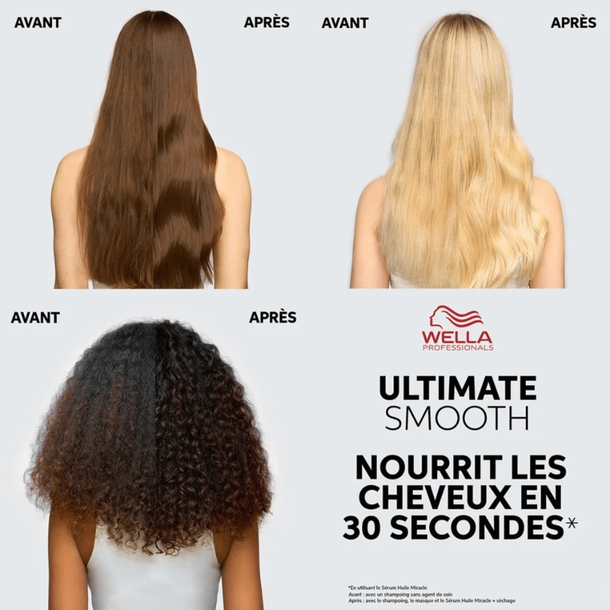 Wella. Shampoing Ultimate Smooth - 1000 ml - Concept C. Shop