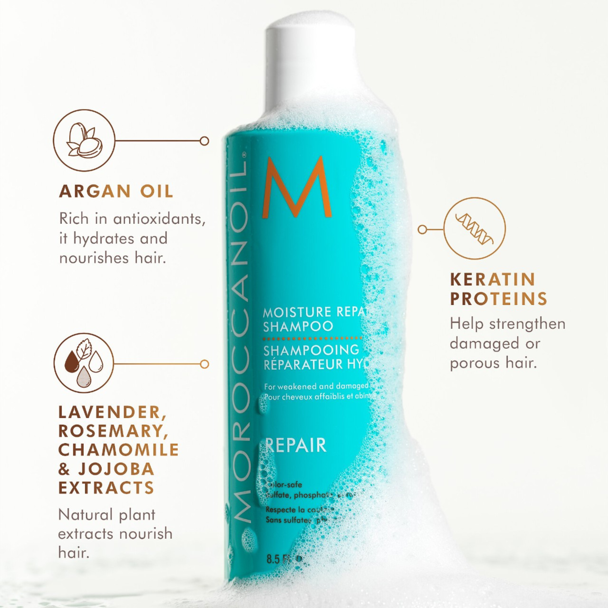 Moroccanoil. Moisture Repair Shampoo - 70 ml