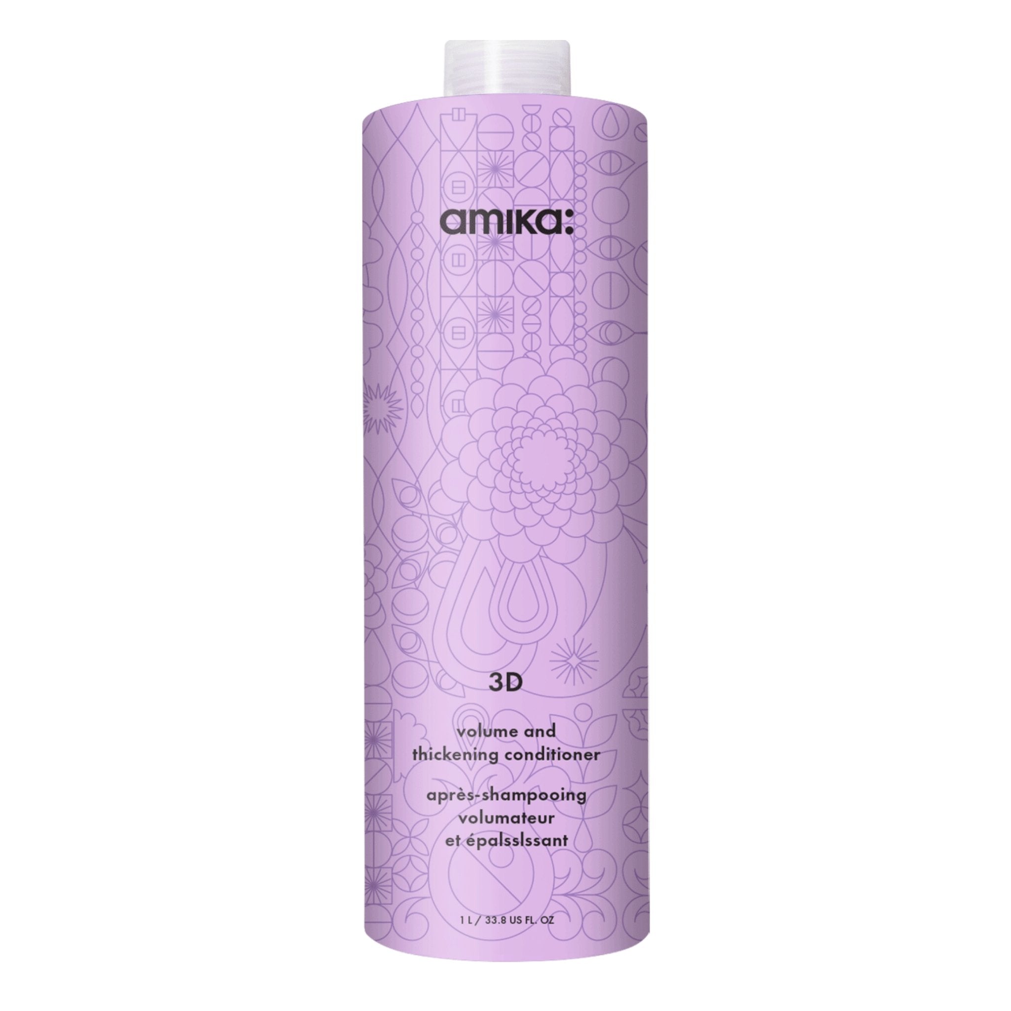 Amika. Revitalisant Volumateur et Épaississant 3D - 1000ml - Concept C. Shop