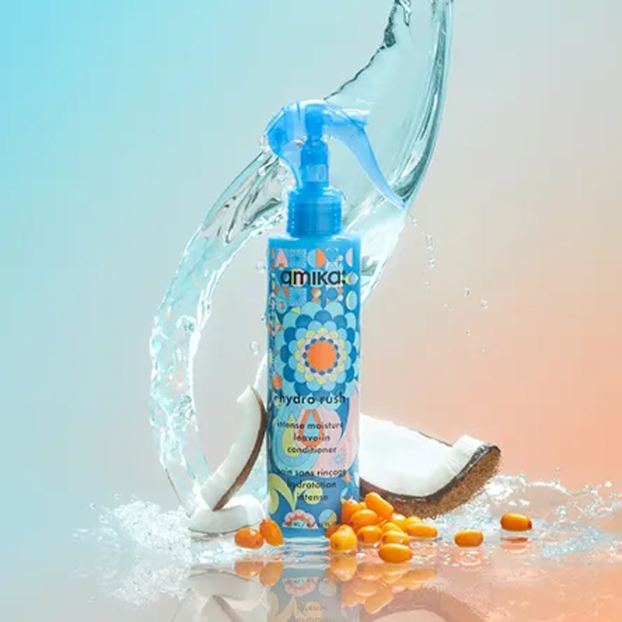 Amika. Soin Sans Rinçage Hydratation Intense Hydro Rush - 200 ml - Concept C. Shop