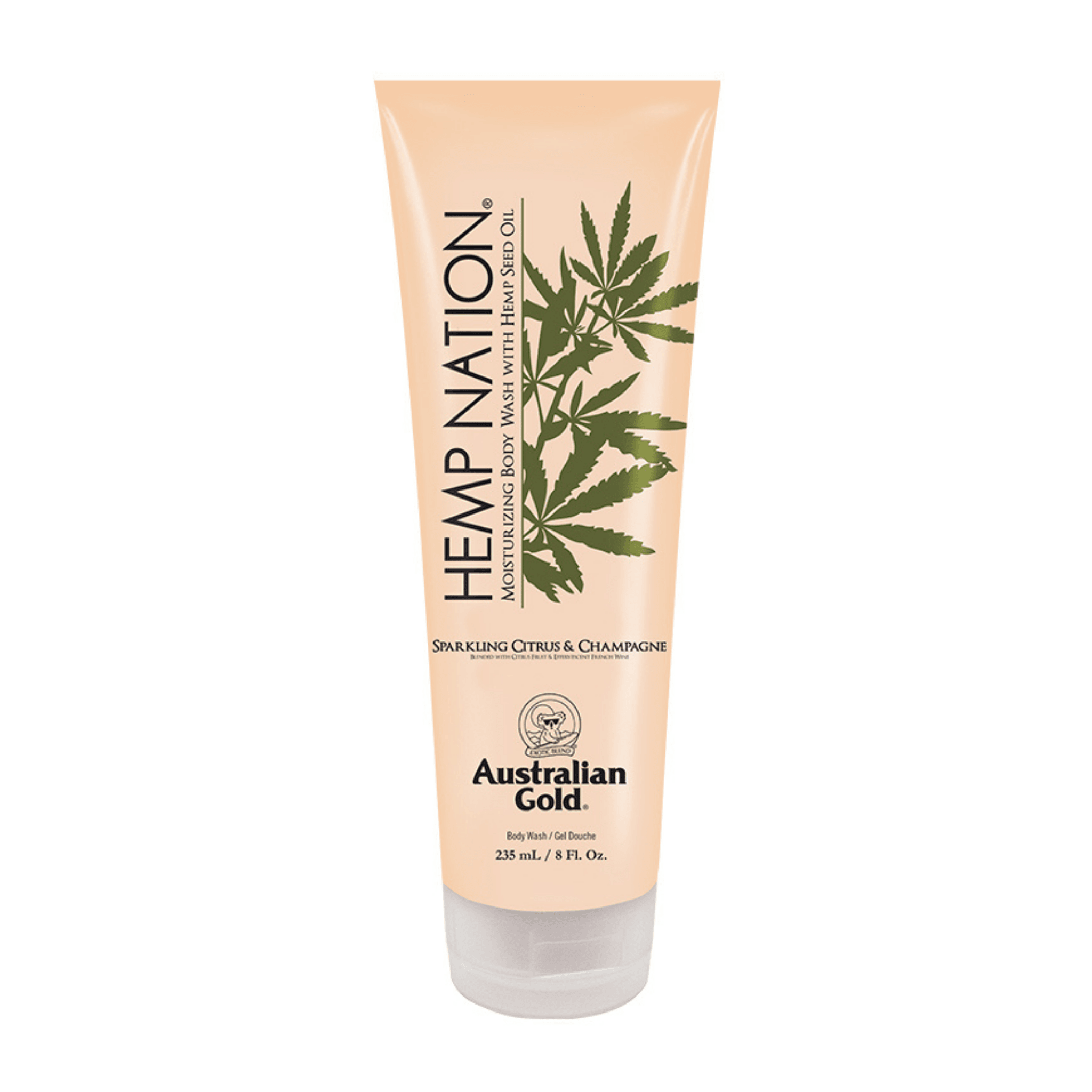 Australian Gold. Hemp Nation Gel Douche Champagne et Agrumes Pétillants - 235 ml