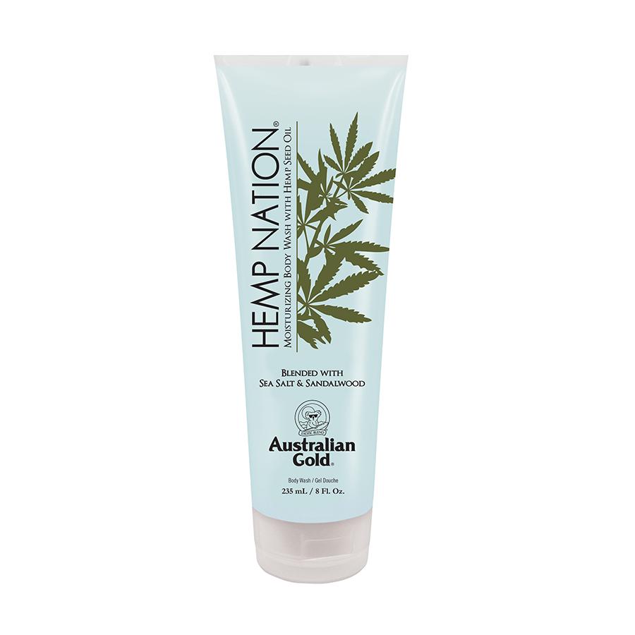 Australian Gold. Hemp Nation Gel Douche Sel de Mer et Bois de Santal - 235 ml - Concept C. Shop