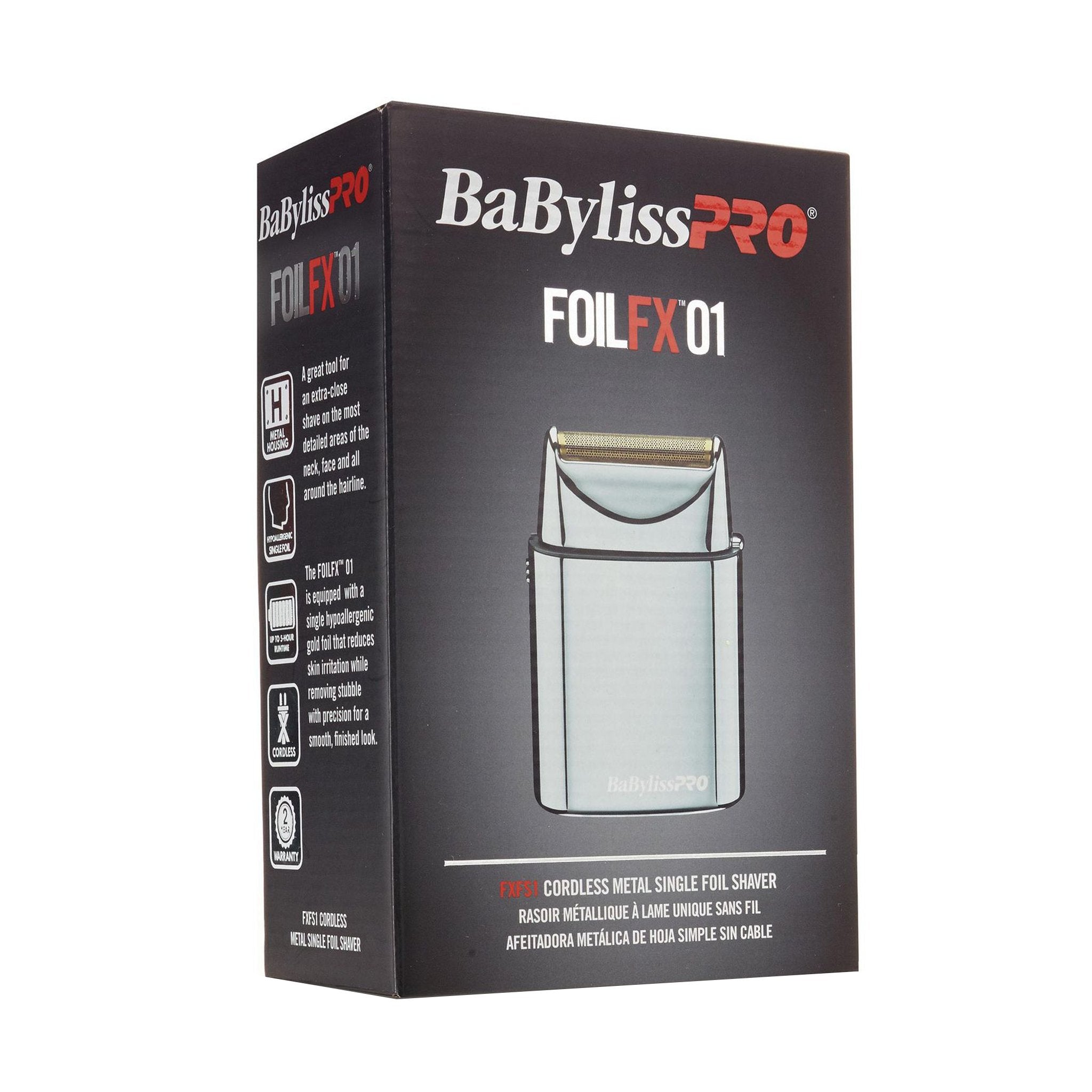 New Open Box Babyliss Pro FoilFX 01 Single Foil Shaver Item # retailer FXFS1.