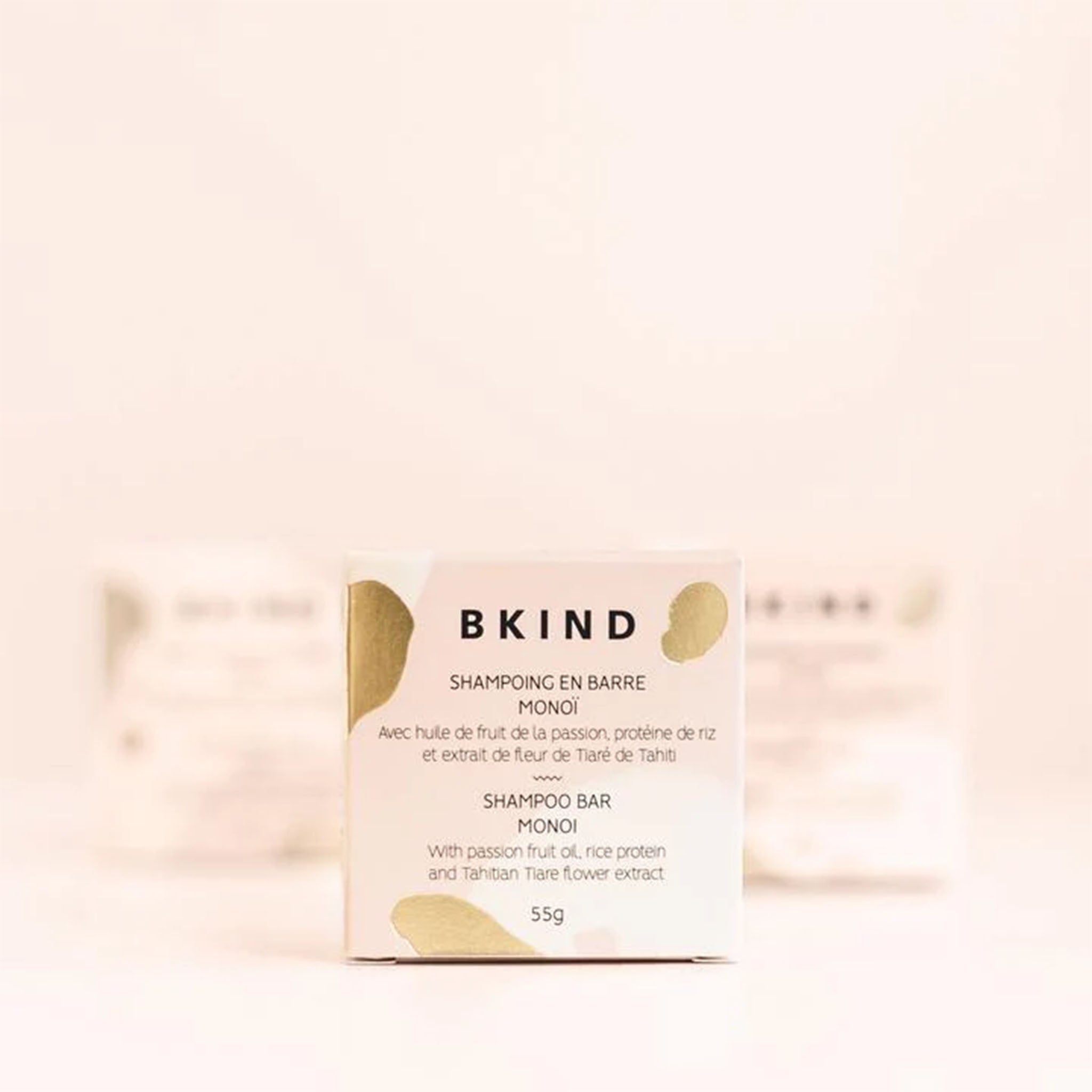 BKIND. Shampoing en Barre Cheveux Secs ou Fins - 55 g - Concept C. Shop