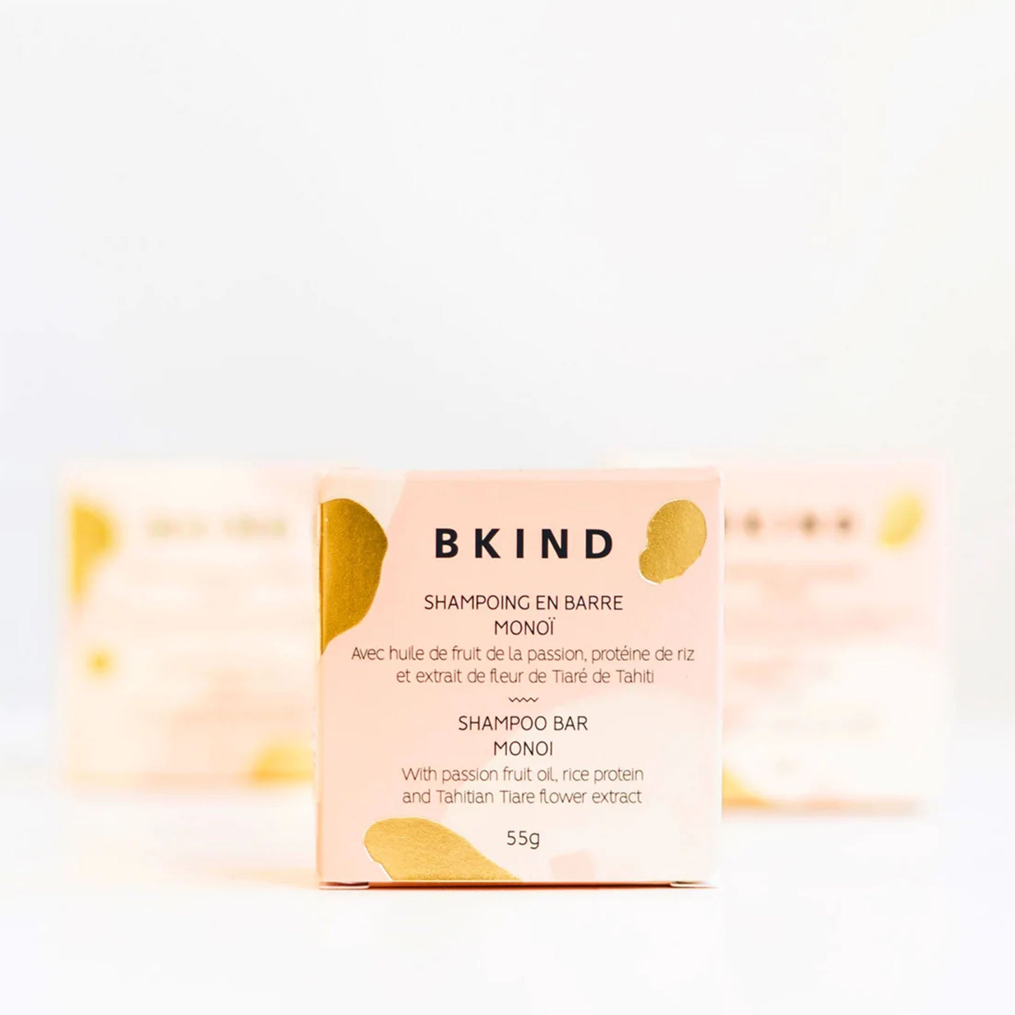 BKIND. Shampoing en Barre Cheveux Secs ou Fins - 55 g - Concept C. Shop