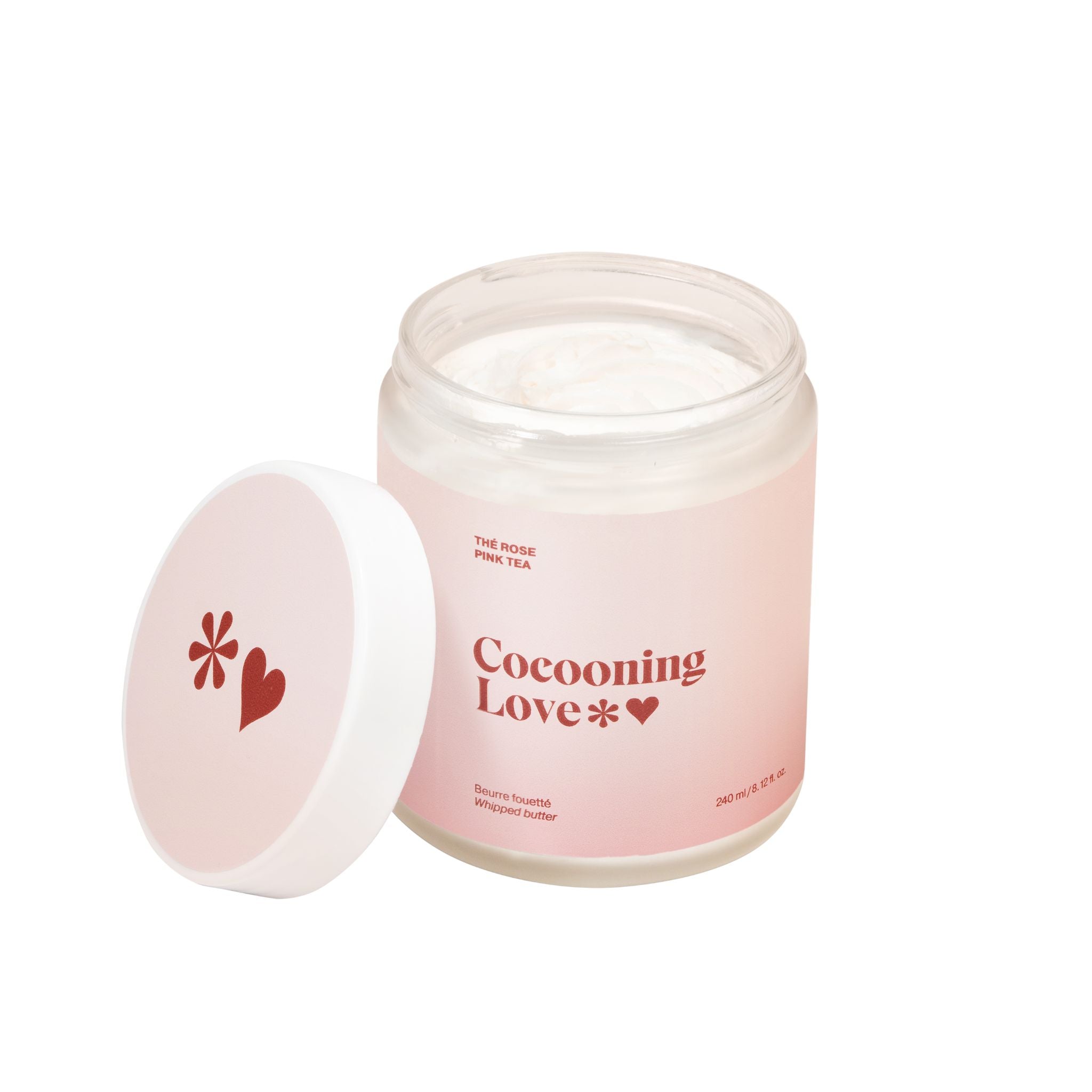 Cocooning Love. Beurre Corporel Fouette The Rose - 240 ml - Concept C. Shop