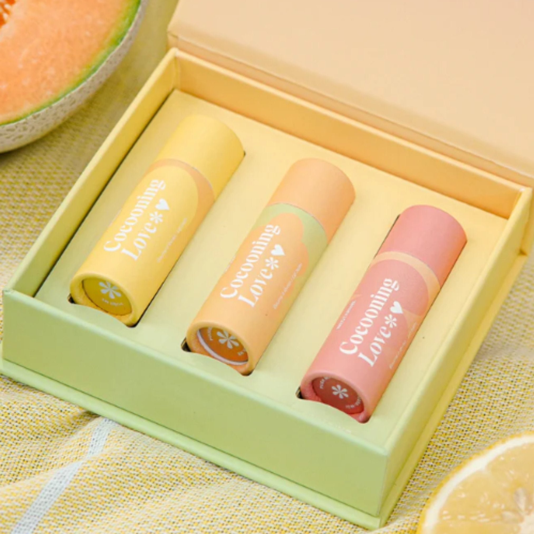 Cocooning love. Coffret fruity lips - Concept C. Shop
