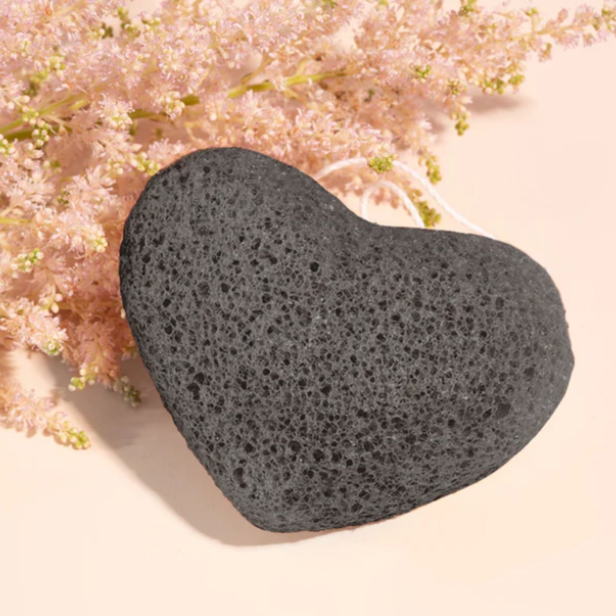 Cocooning Love. Éponge Konjac Noire - Peau Grasse et Acnéique - Concept C. Shop