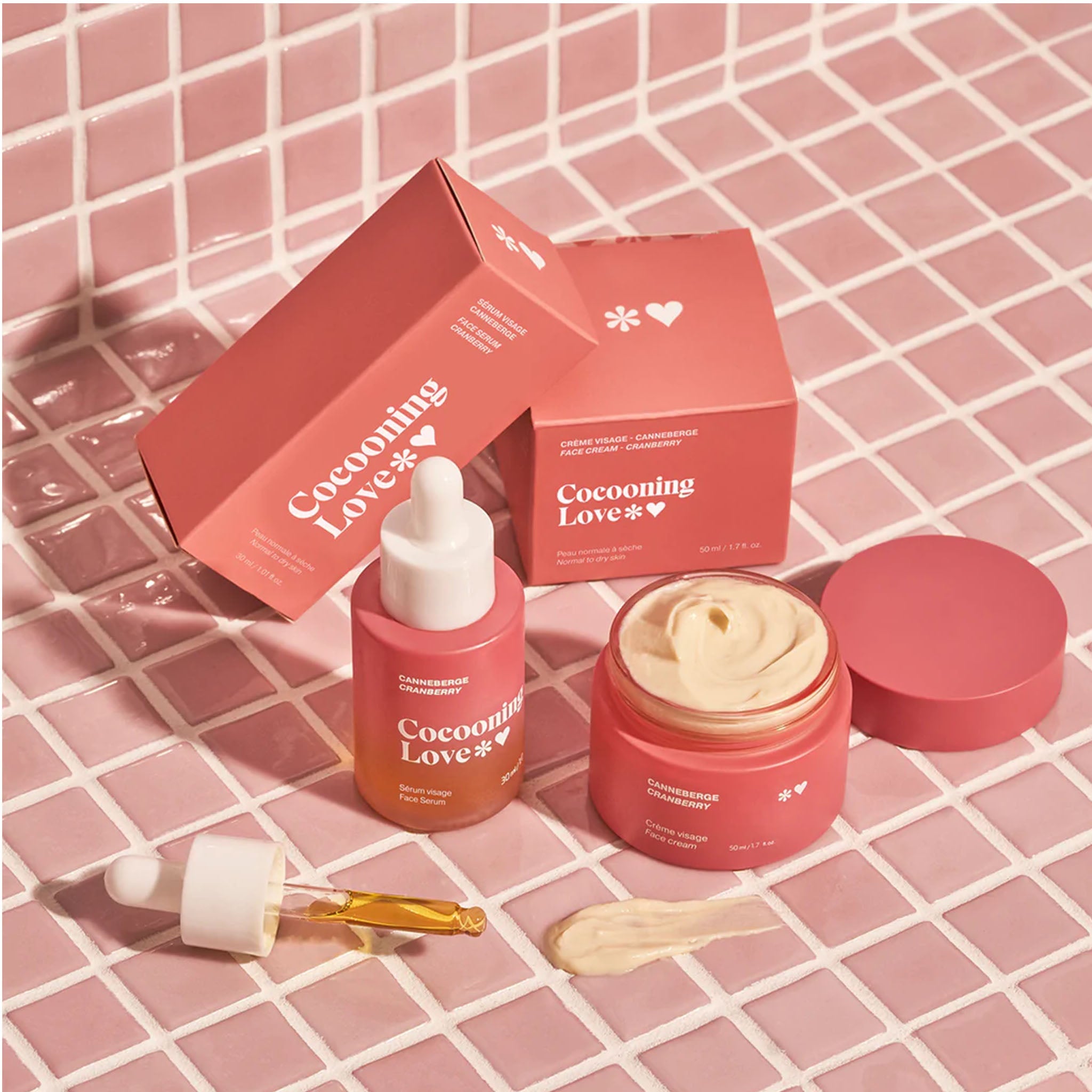 Cocooning Love. Serum Visage Peaux Normales a Seches Canneberge - 30 ml - Concept C. Shop