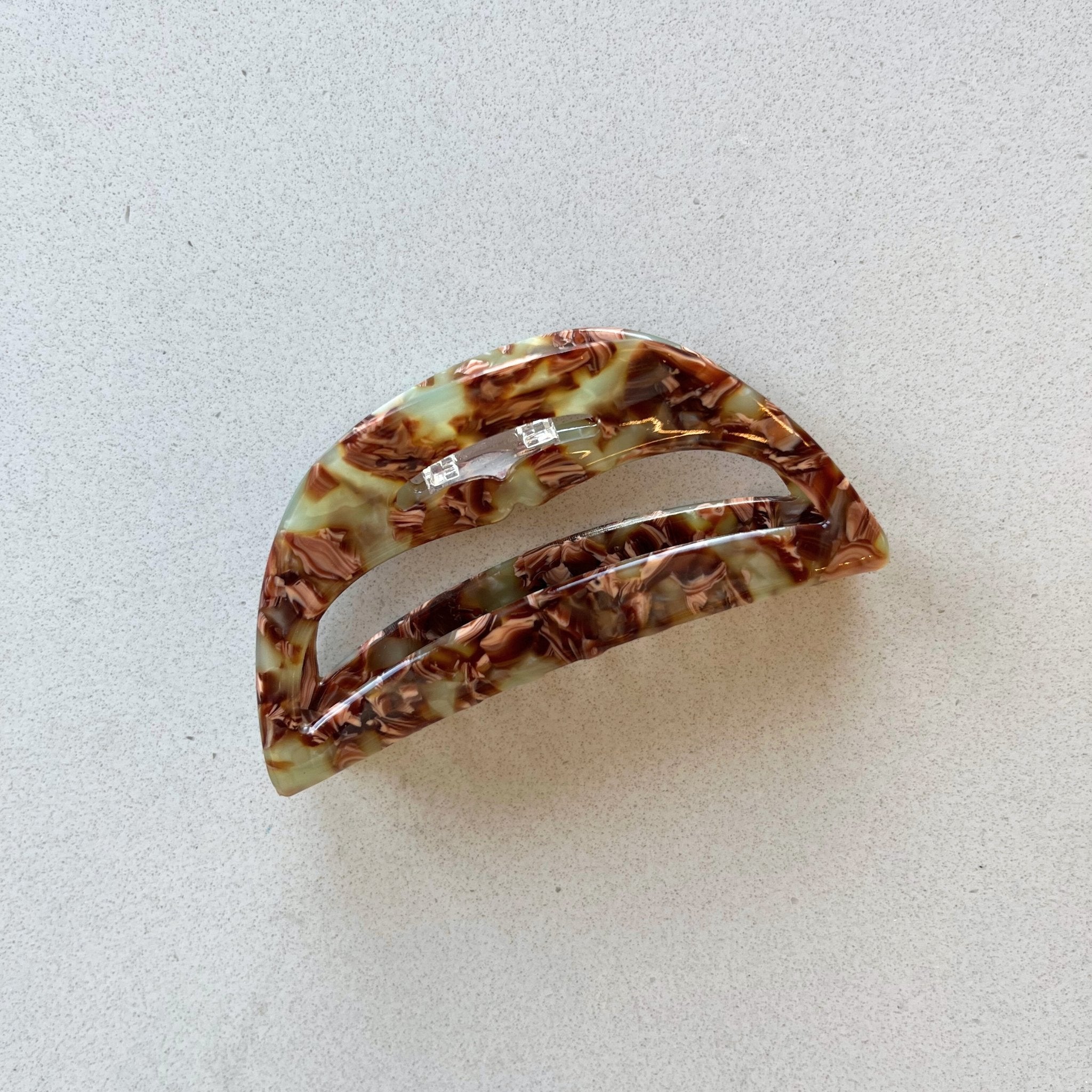 Concept C. Pince Demi-Lune - 9,5 CM Marbré turquoise - Concept C. Shop