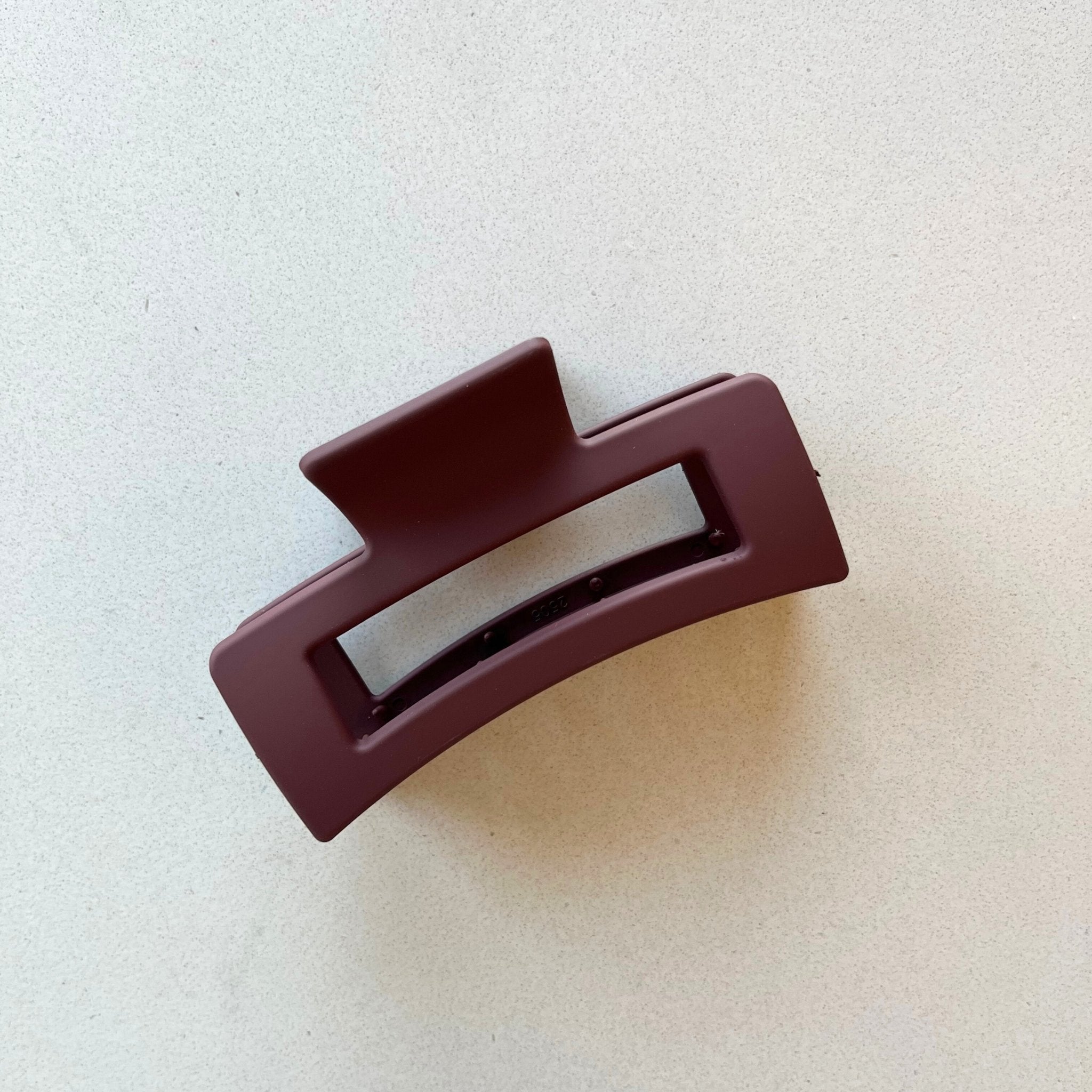 Concept C. Pince Rectangulaire Mate - Prune 10 cm - Concept C. Shop