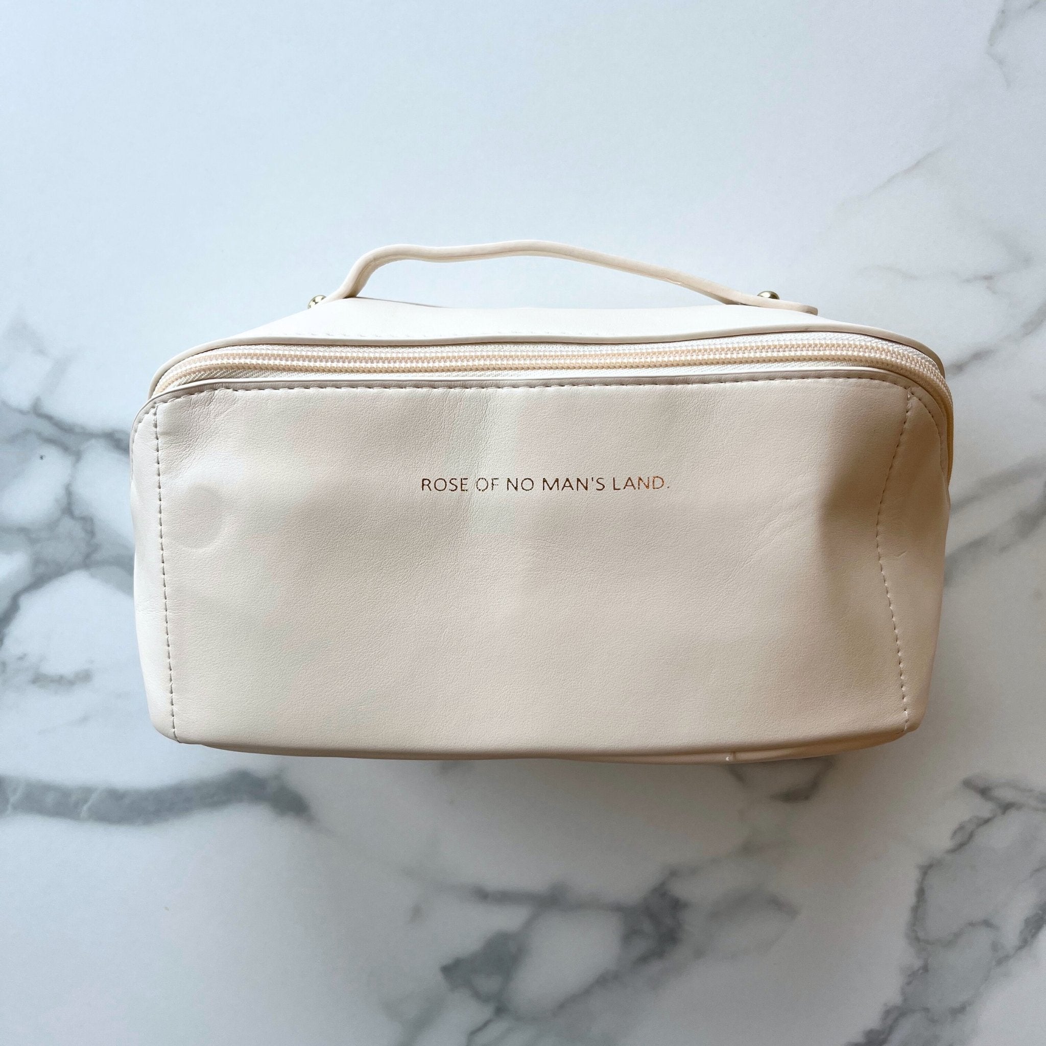 Concept C. Sac cosmétique en cuir vegan- Beige - Concept C. Shop